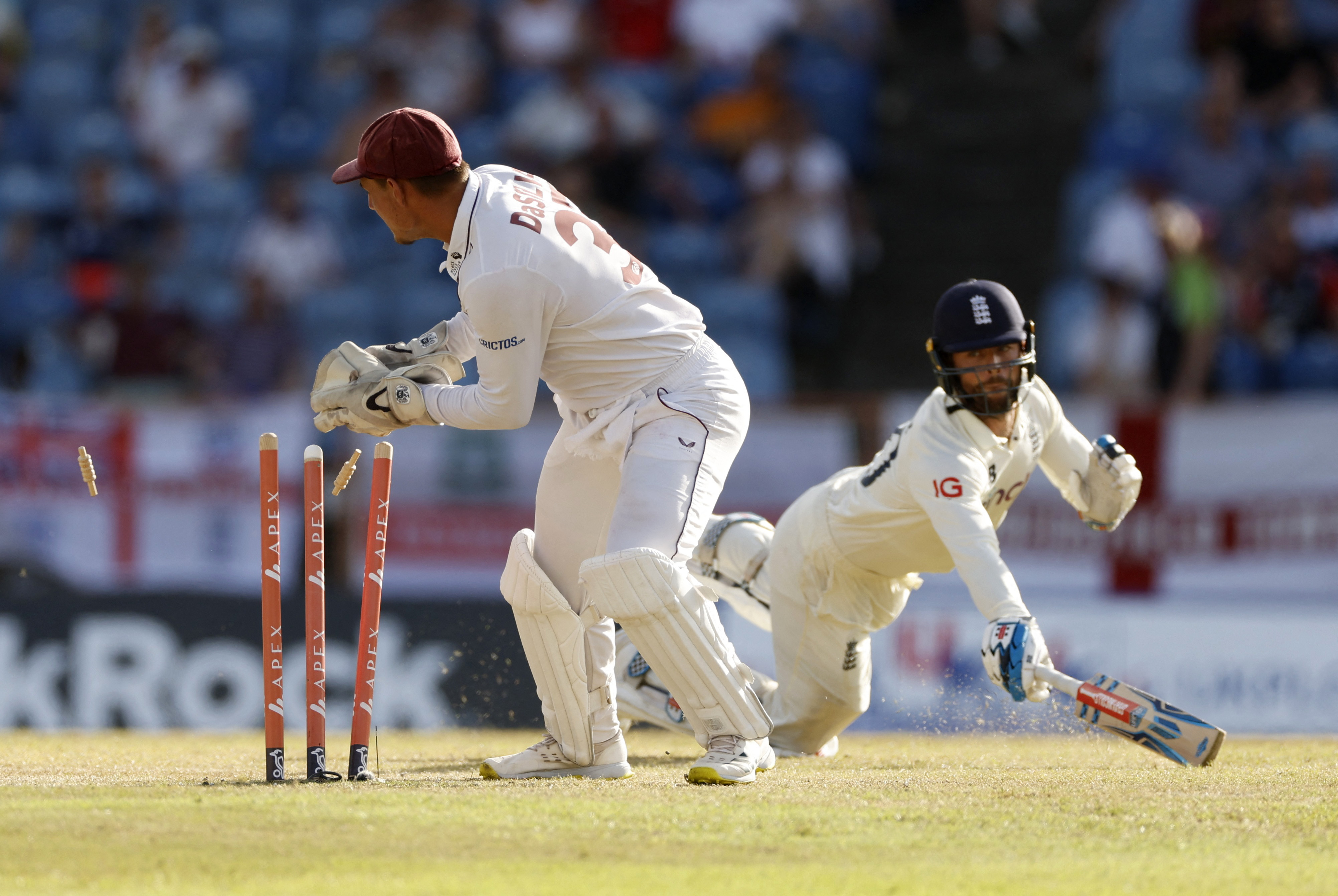 West Indies on verge of stunning series win over England Reuters