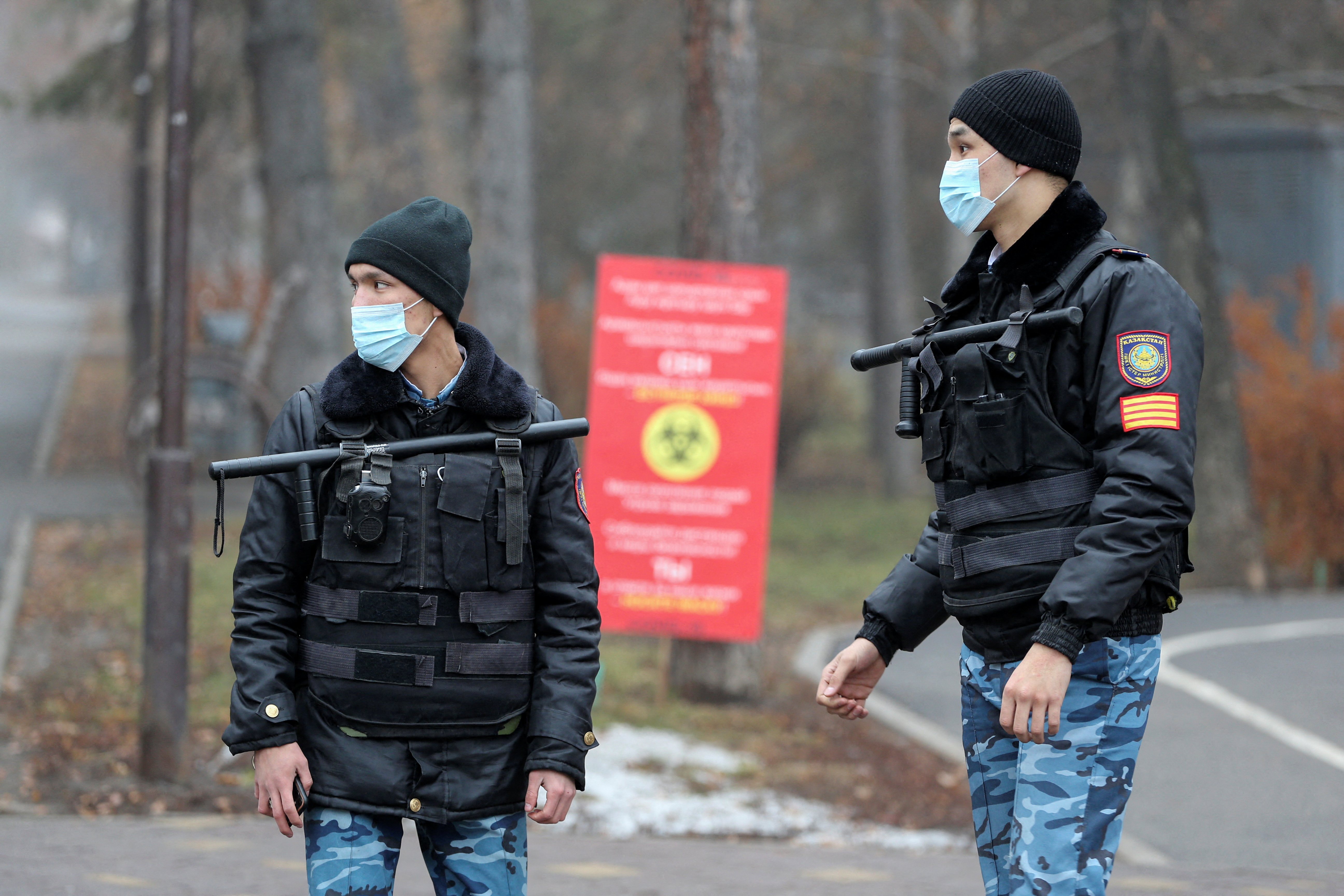 Kazakhstan security forces on high alert in Almaty