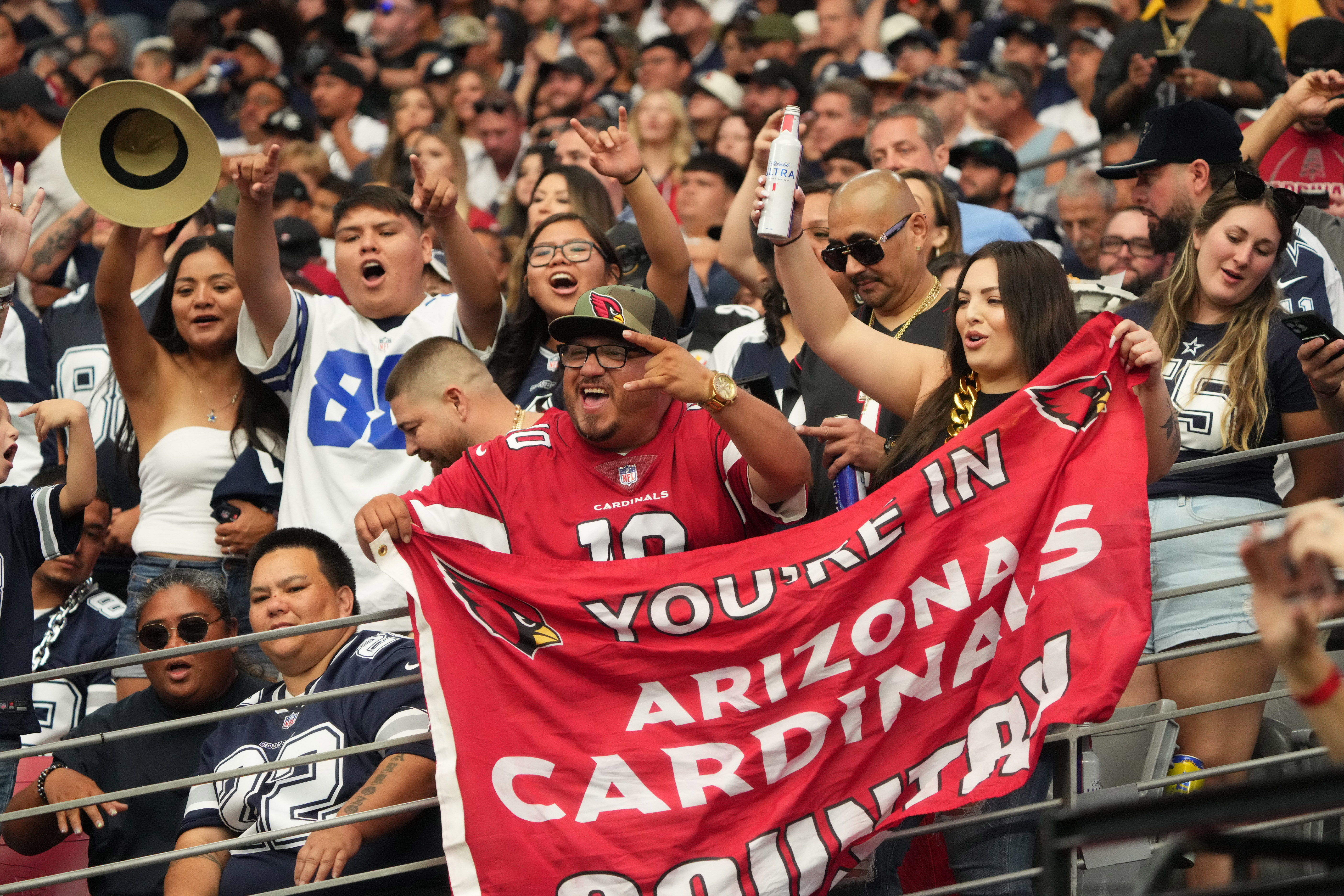 Dallas Cowboys fans driving up ticket prices for Arizona Cardinals