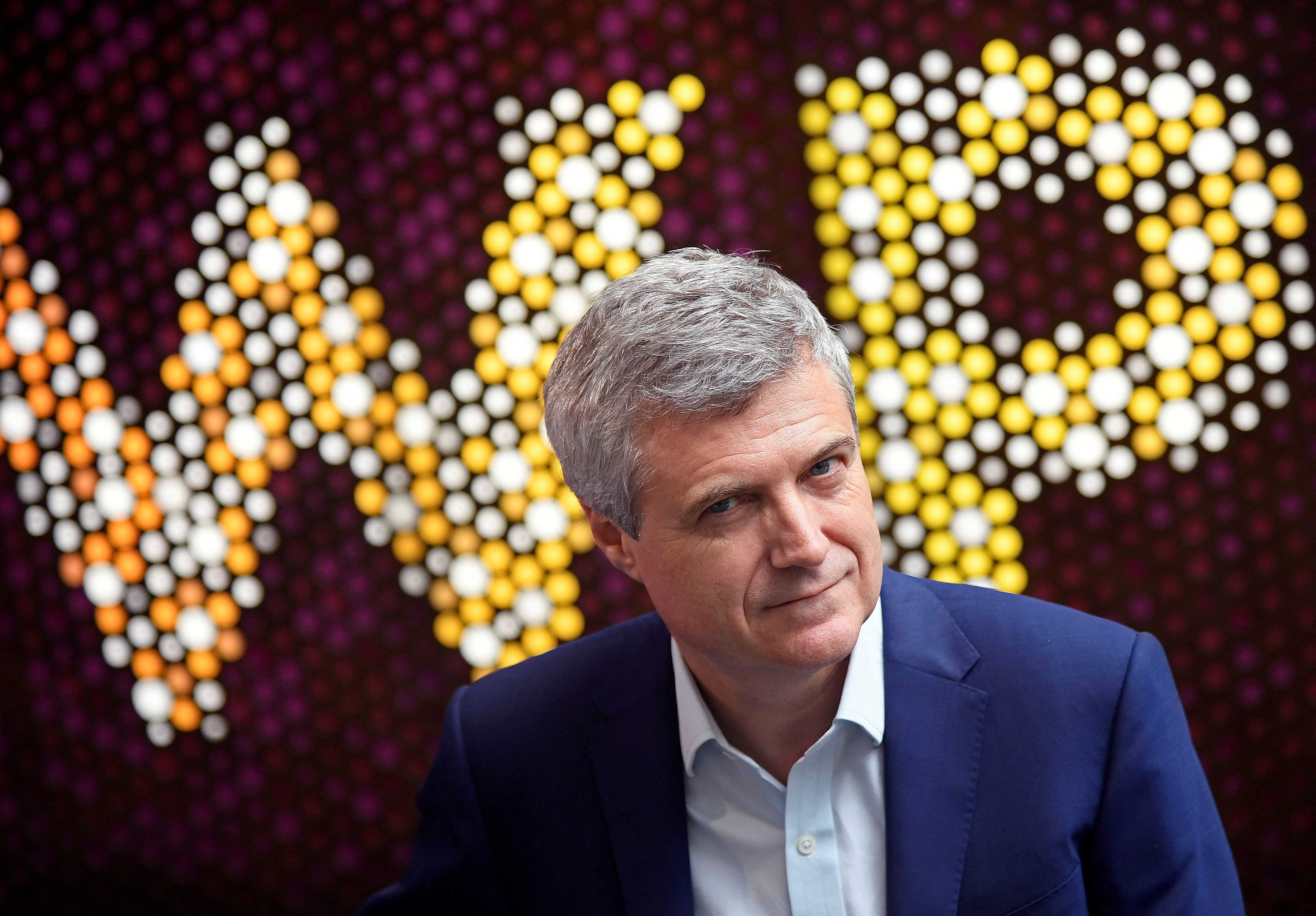 Mark Read, CEO of WPP Group, the largest global advertising and public relations agency, poses for a portrait at their offices in London