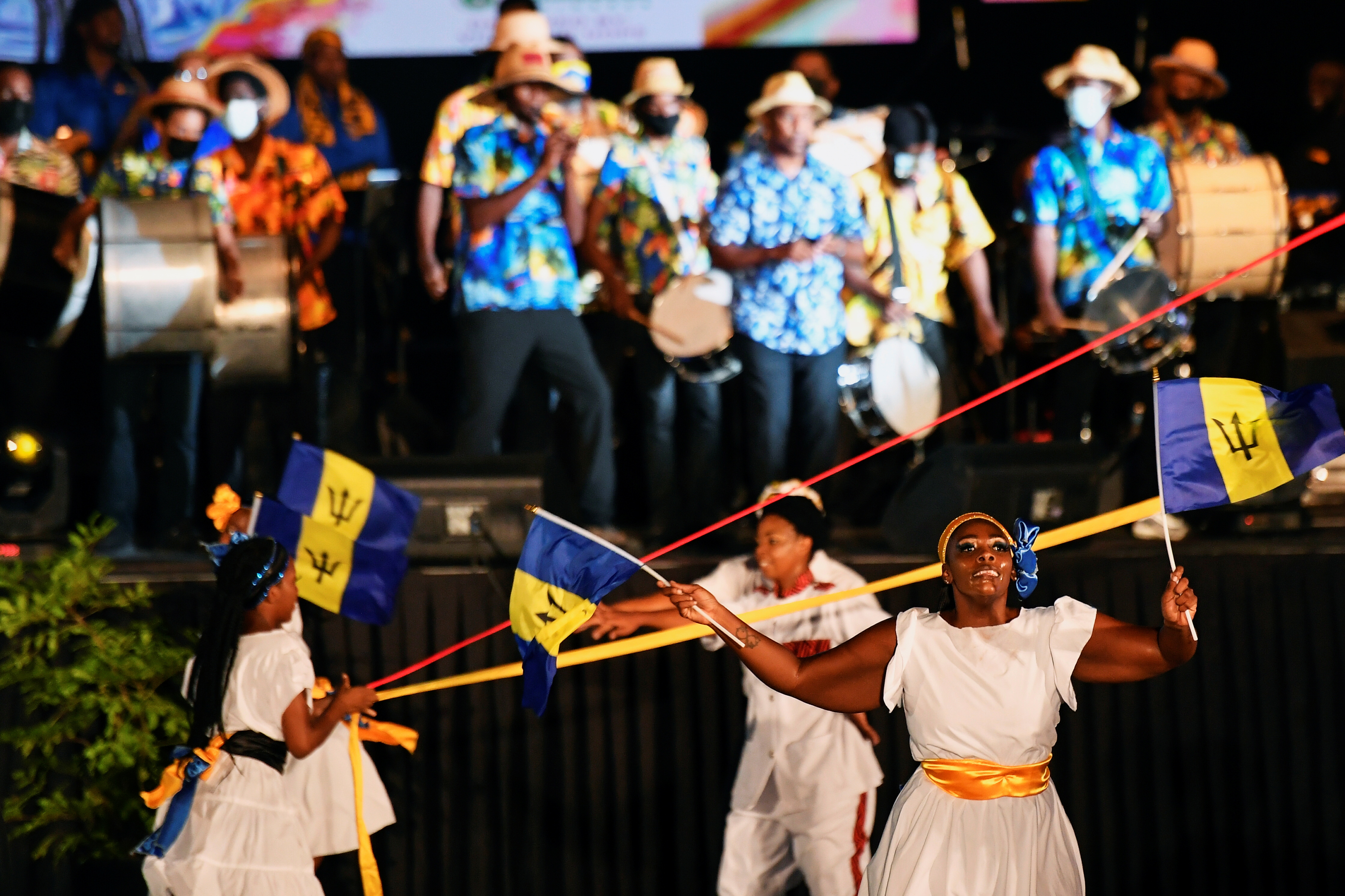 Celebrations take place as Barbados becomes a republic, in Bridgetown