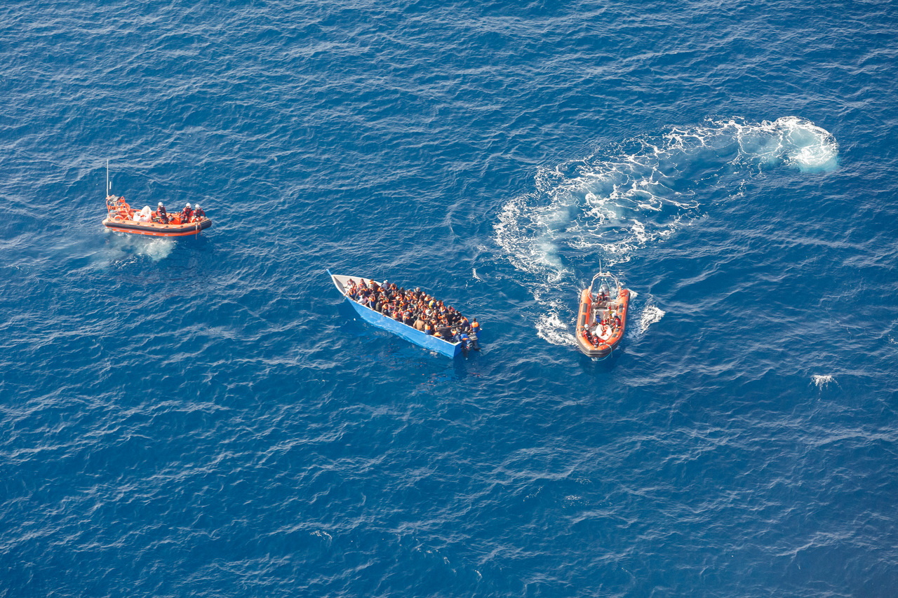 German charity ship Sea-Watch 3 rescues migrants at sea