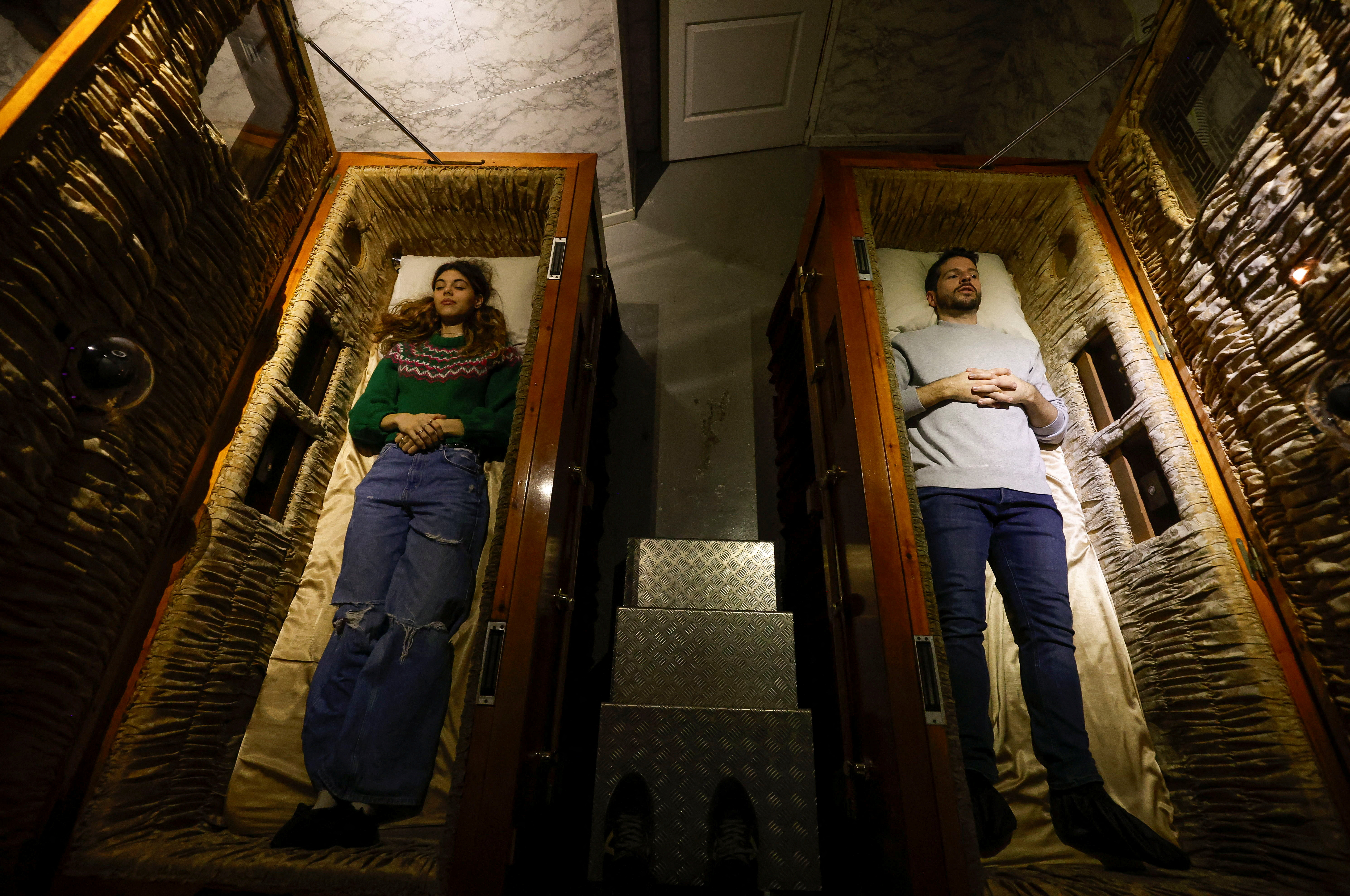 World's smallest escape room is a coffin