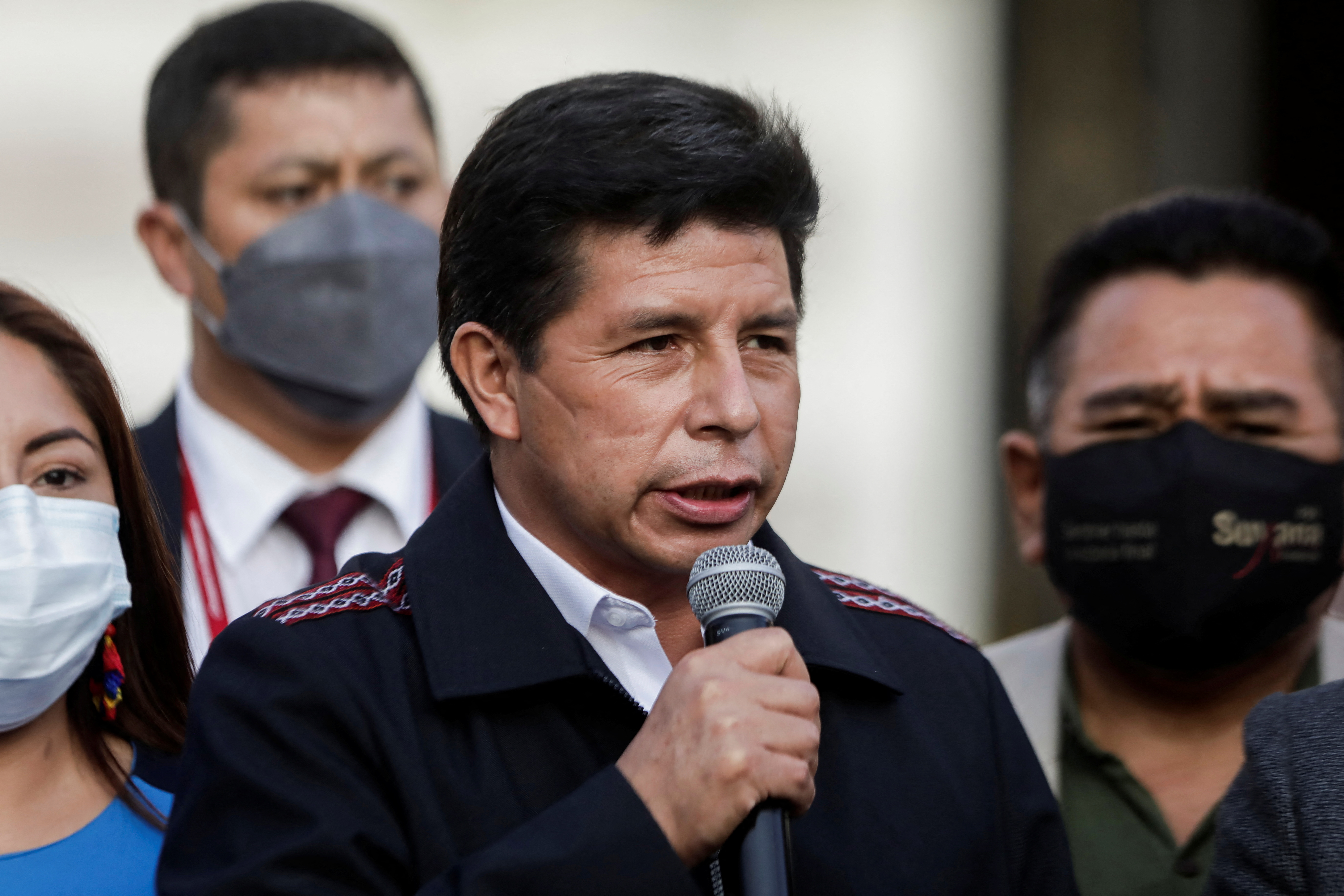 Peru's Castillo leaves congress after lifting curfew imposed over fuel cost protests in Lima