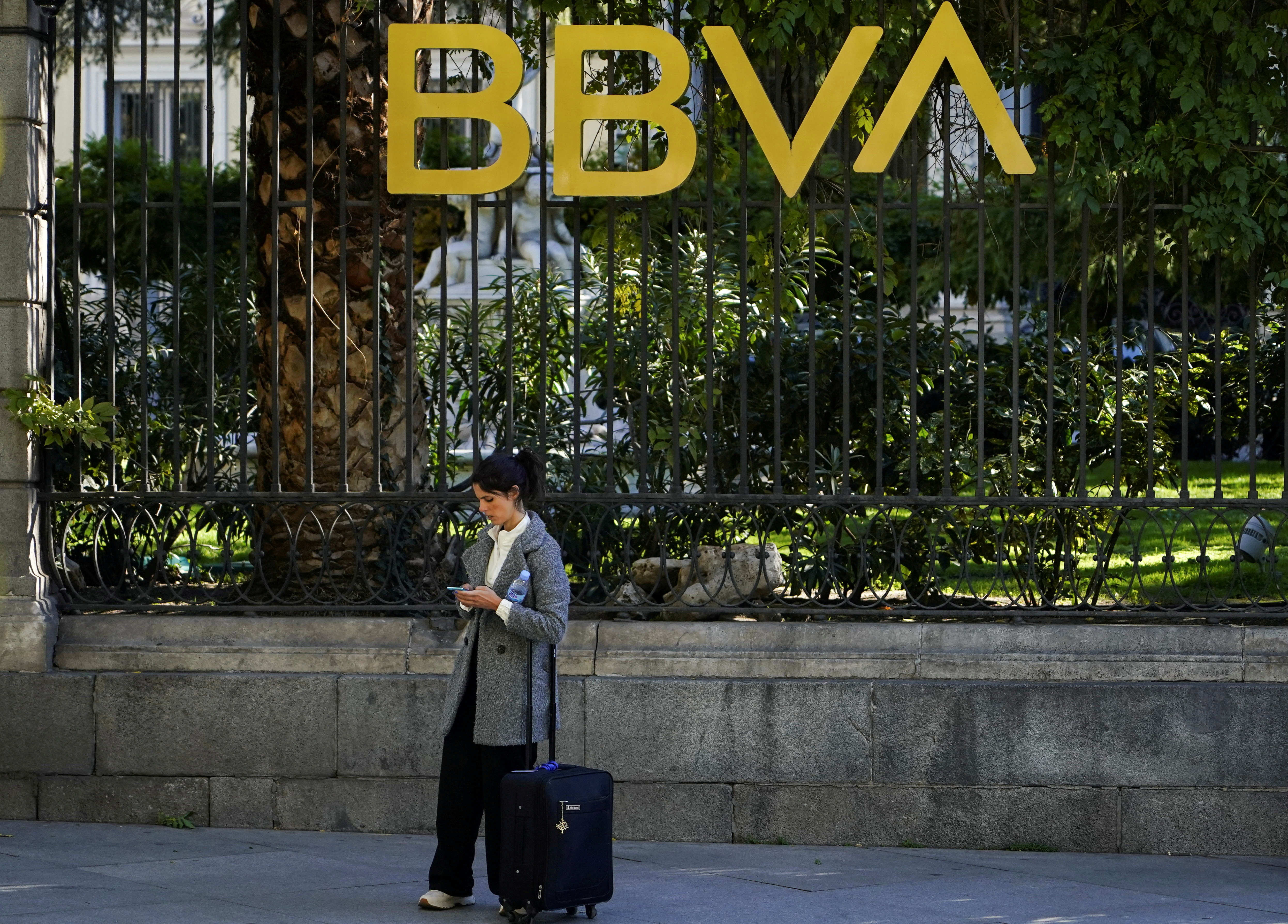 BBVA bank building in Madrid