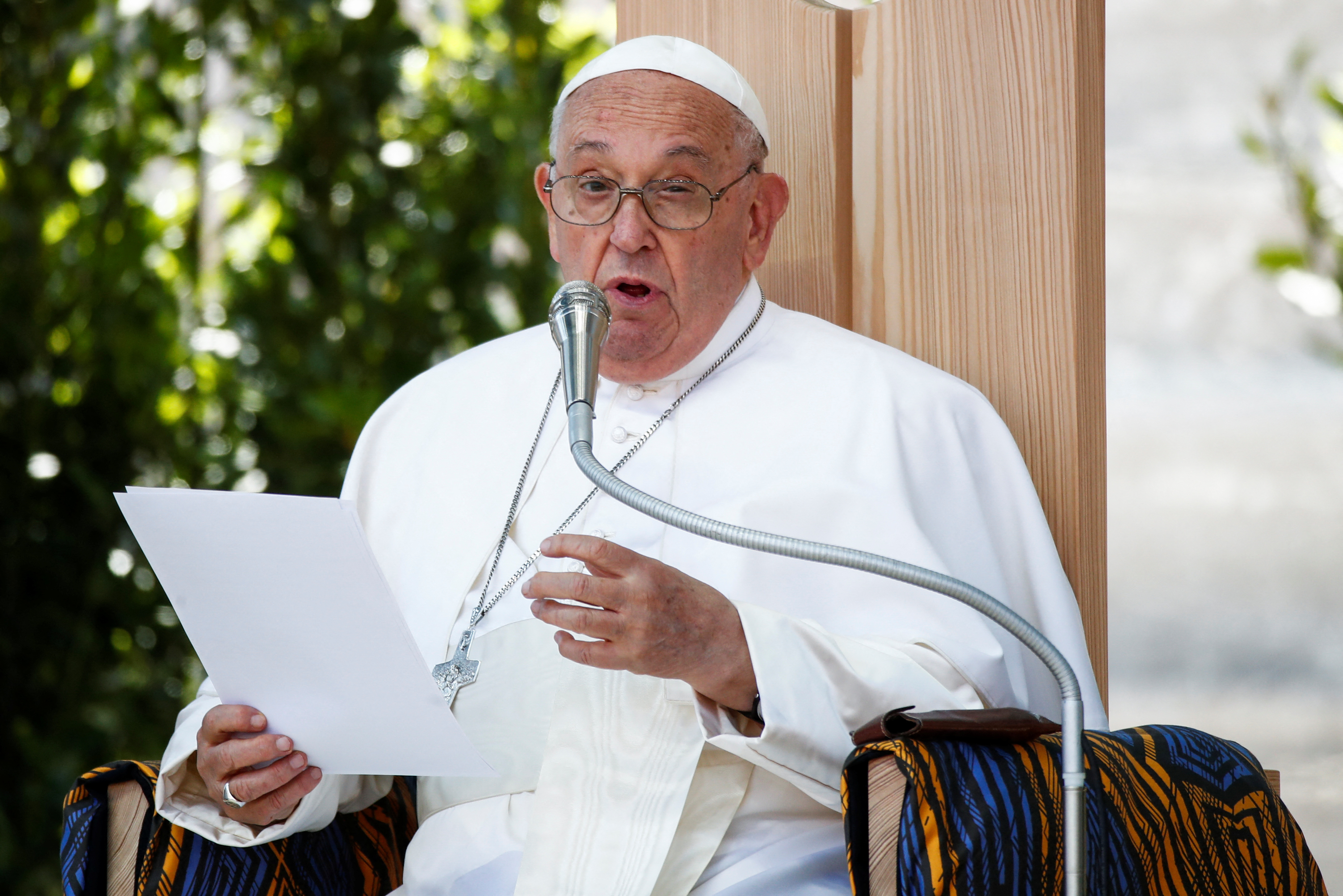 議論と緊張は不可避なもの、受け止める社会に＝ローマ教皇