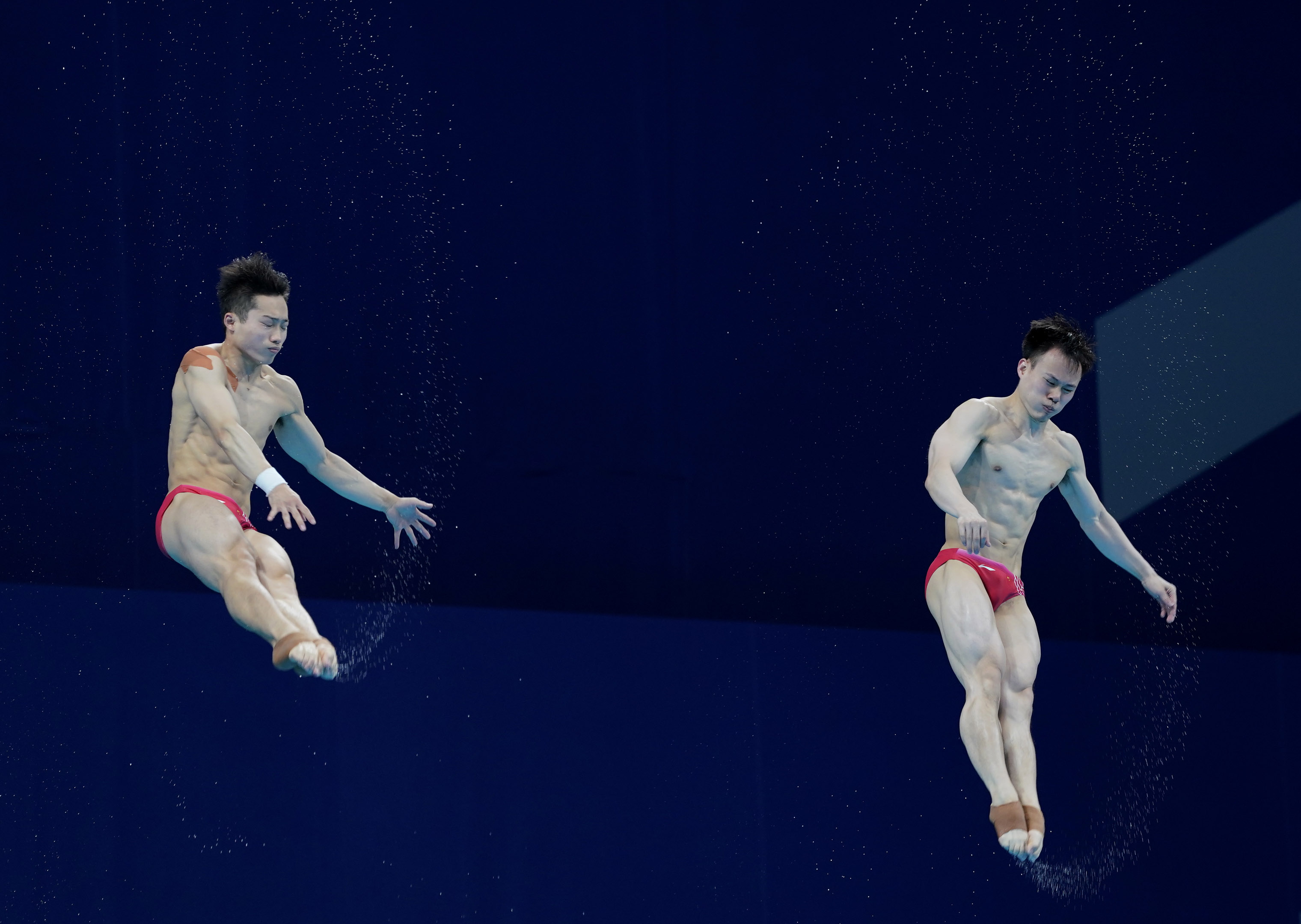 Olympics: Diving-Mens 3m Springboard Synchro