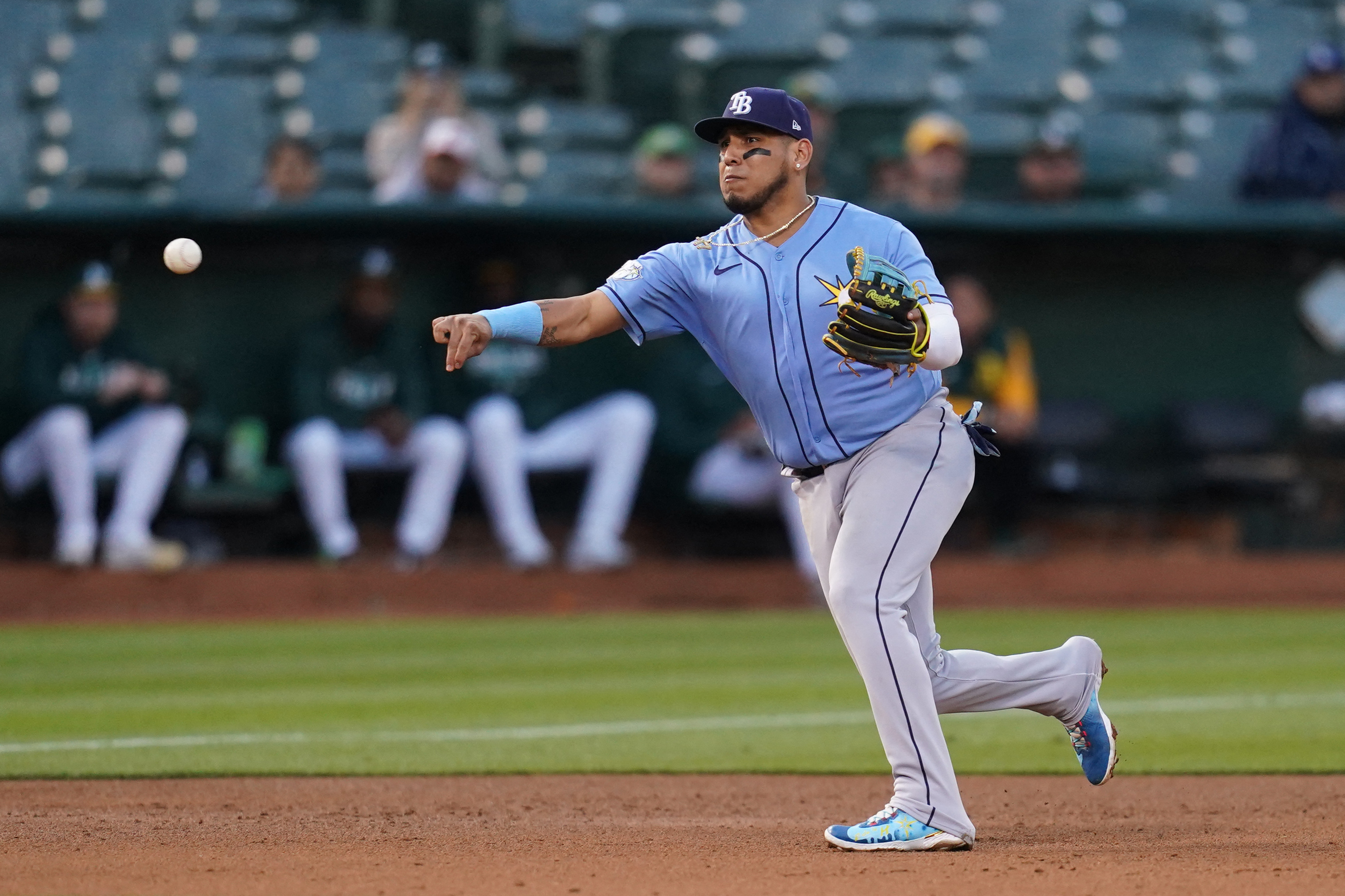 Shea Langeliers' key hit extends Athletics' streak at Rays' expense