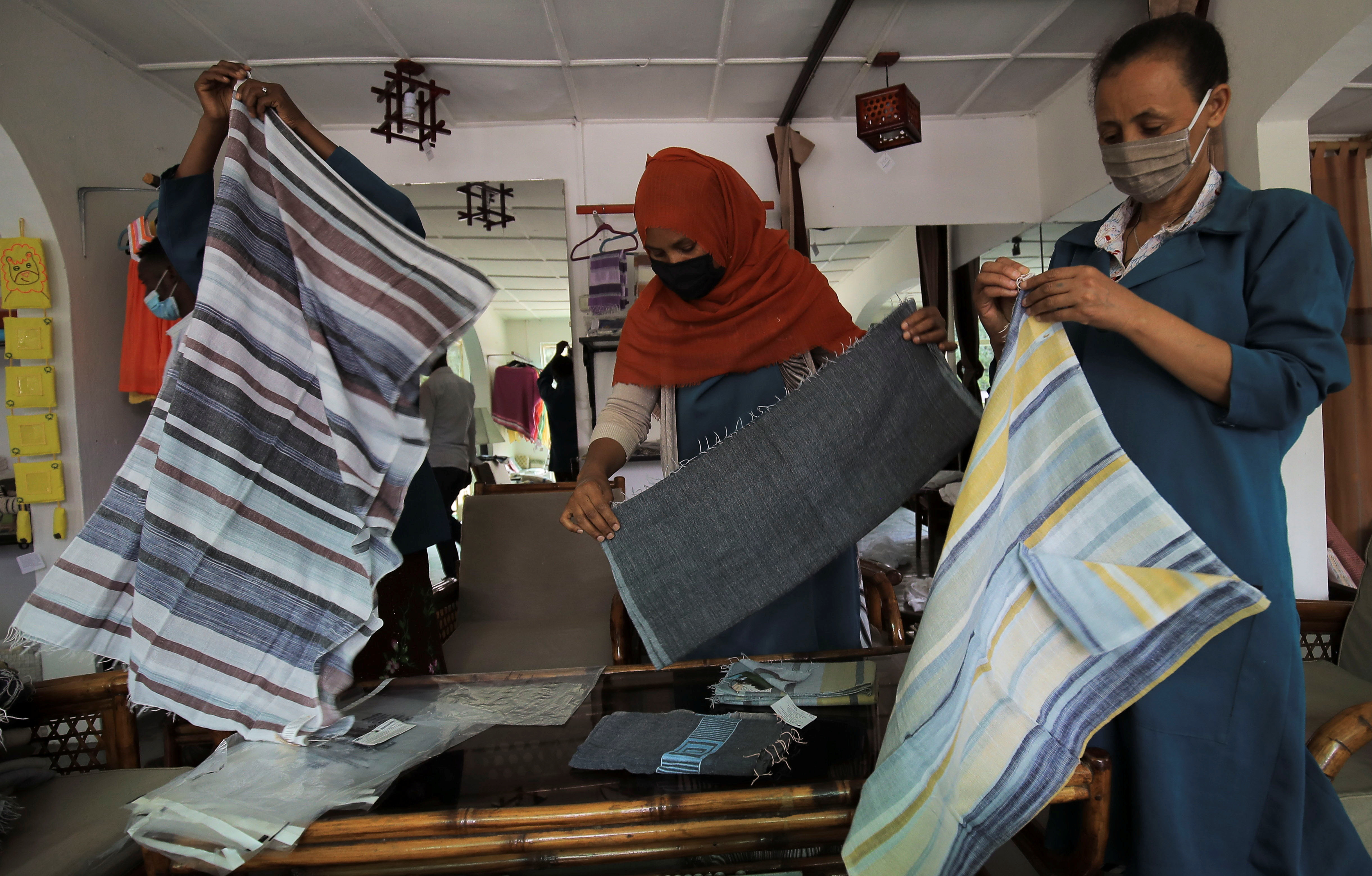 Ethiopian textile factories fear U.S. may suspend trade deal over Tigray, in Addis Ababa