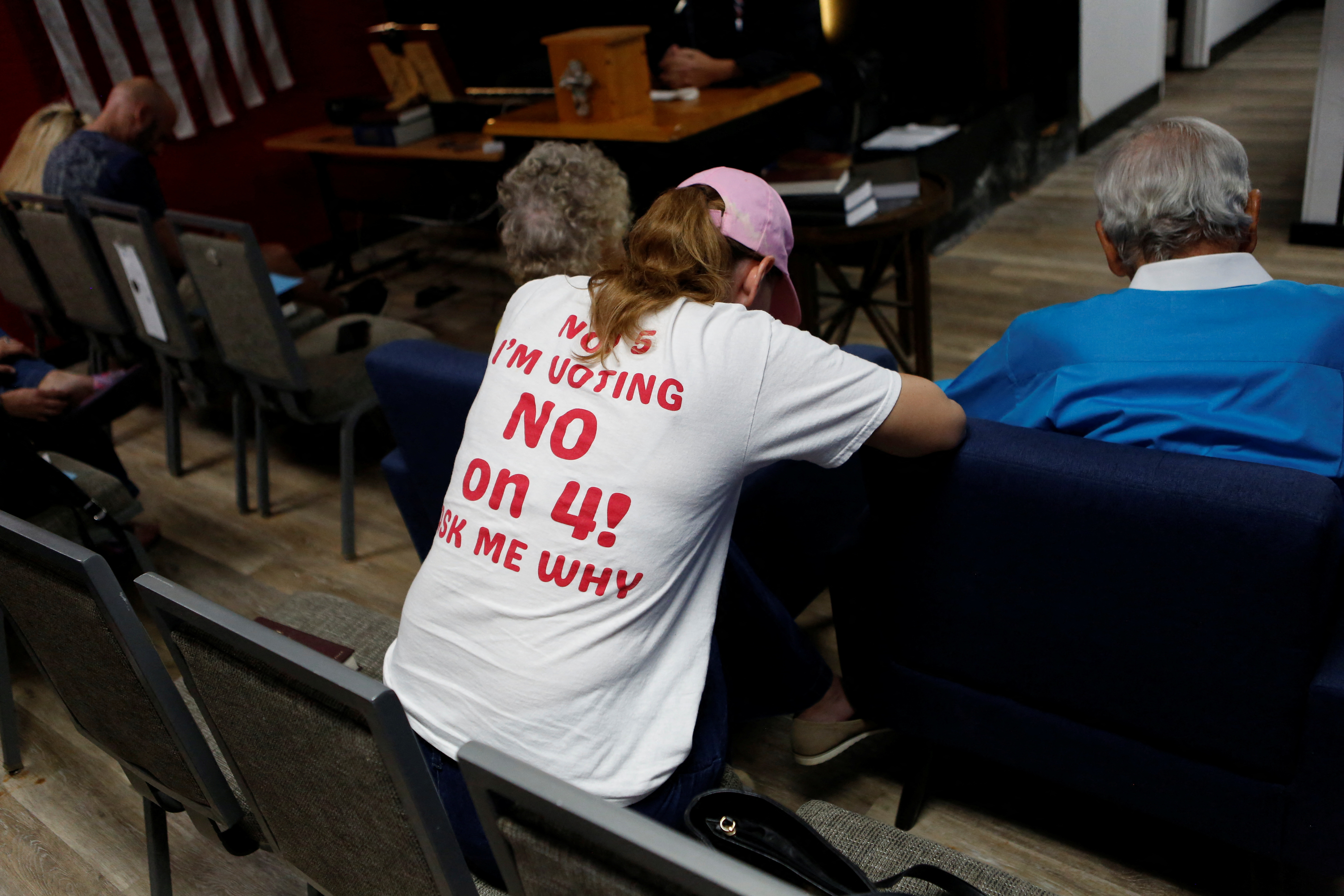 Evangelicals Pray For Donald Trump, in Largo