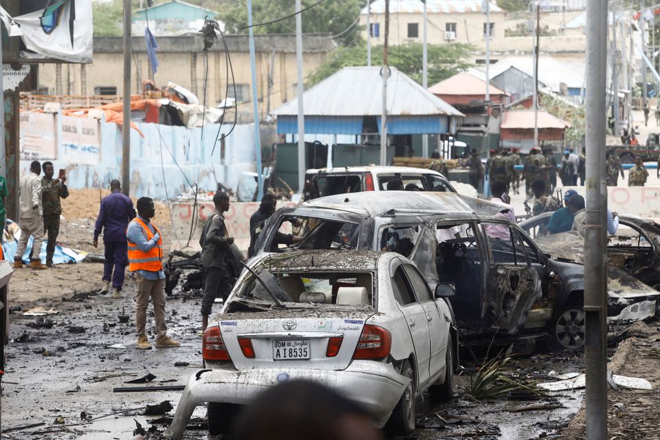 Suicide car bomb targeting convoy in Somali capital kills at least 8 ...