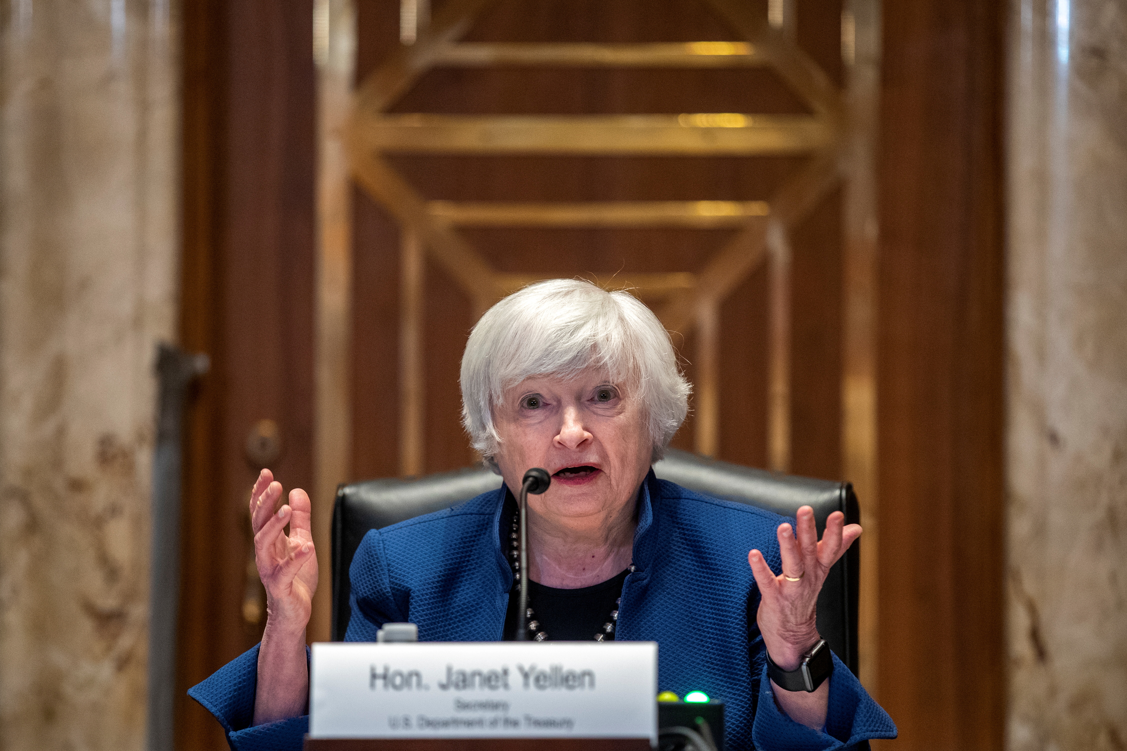 Yellen testifies about Treasury budget request