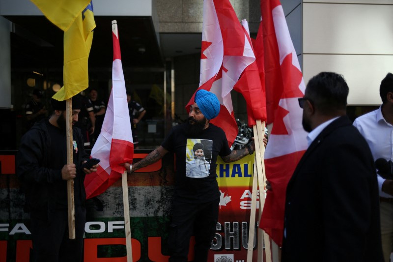 Sikhs protest outside Indian consulate in Toronto