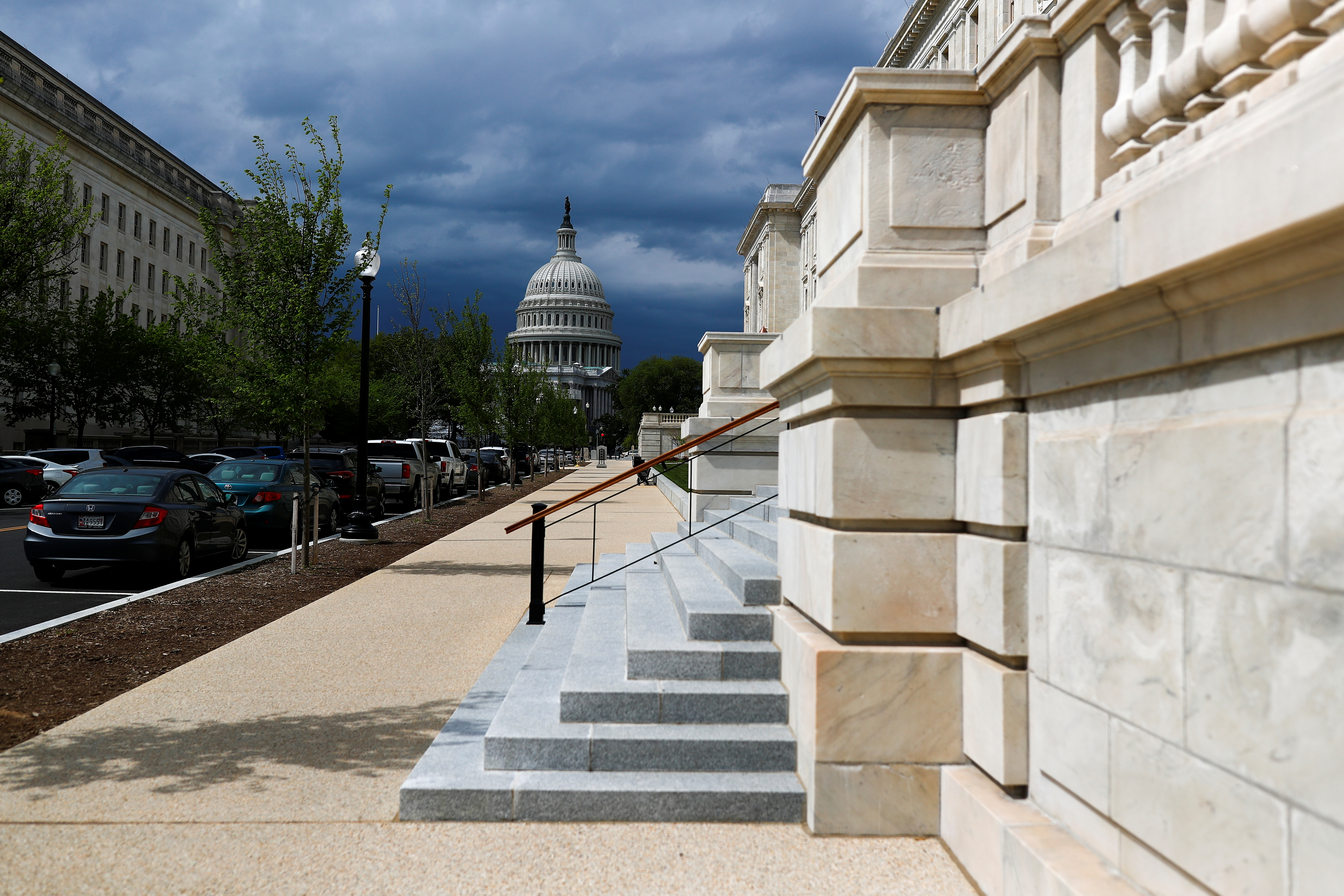 The U.S. Capitol dome in Washington, April 21, 2020.