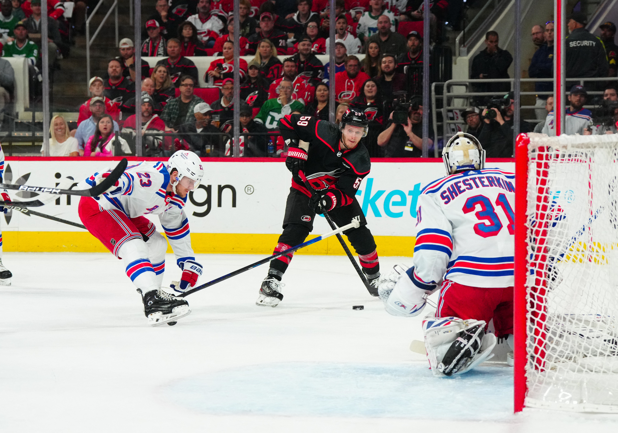 NHL: Stanley Cup Playoffs-New York Rangers at Carolina Hurricanes