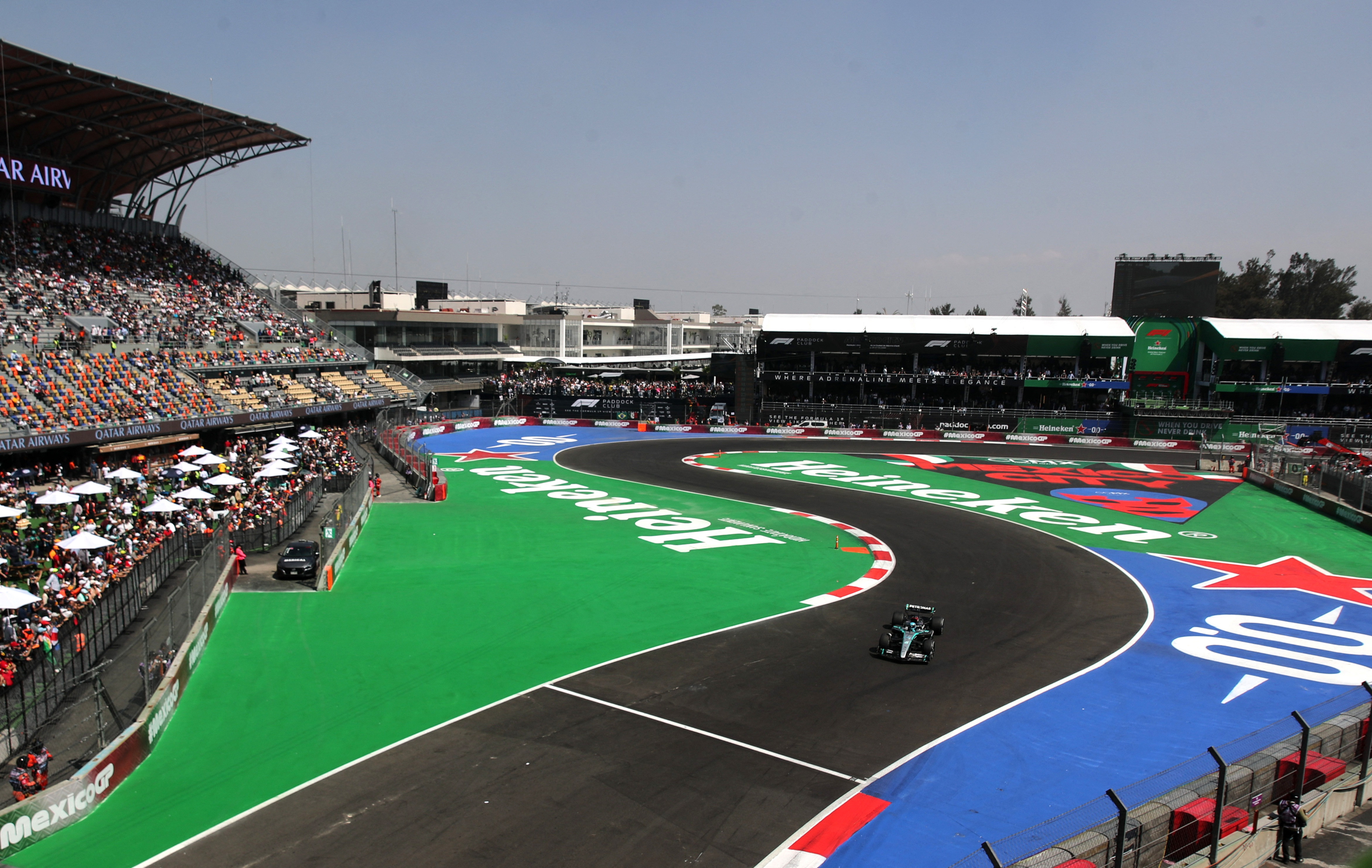 Russell fastest in Mexico after Albon and Bearman collide Reuters