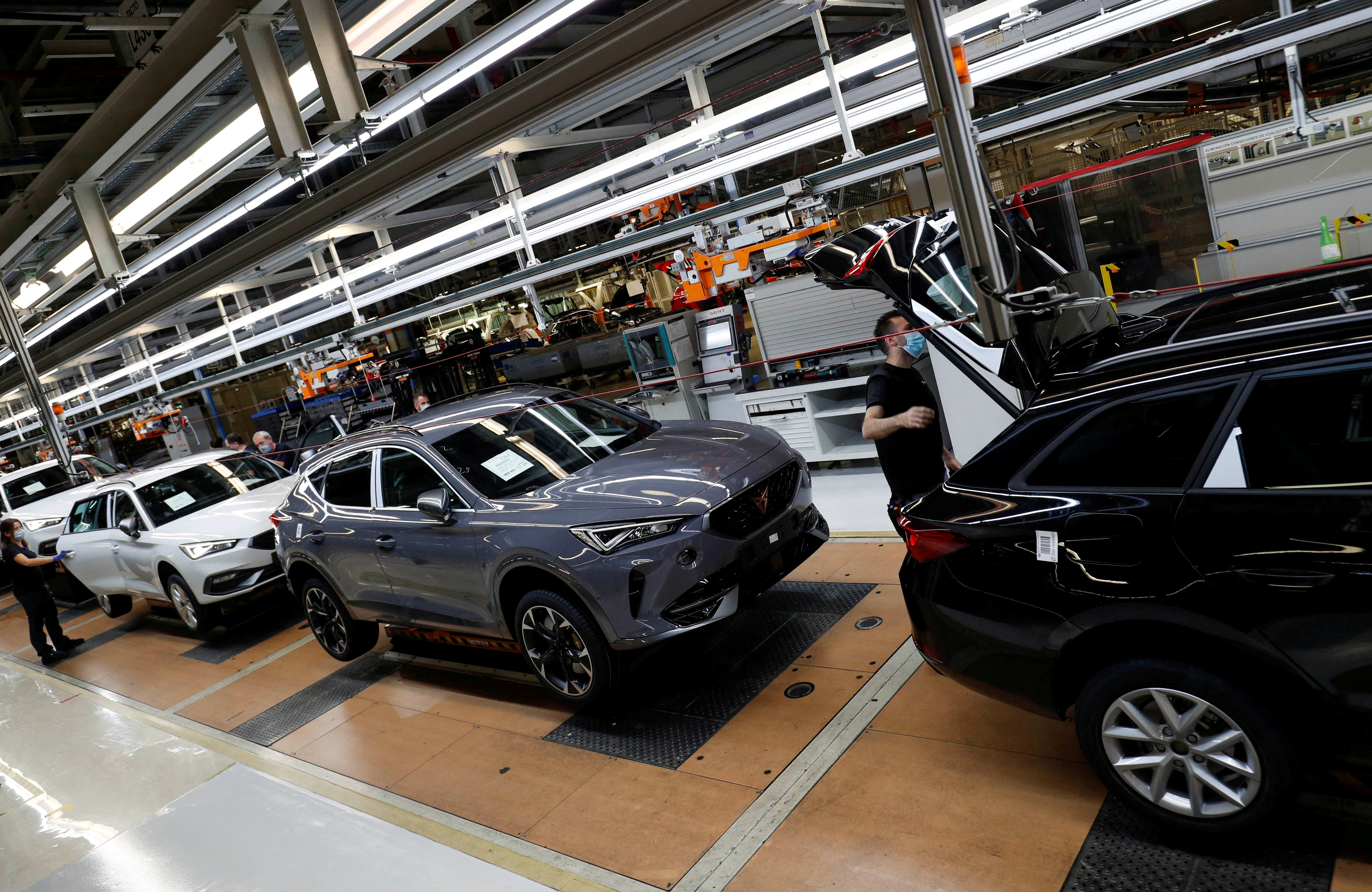 Assembly line of the new Formentor car by SEAT Cupra, in Martorell