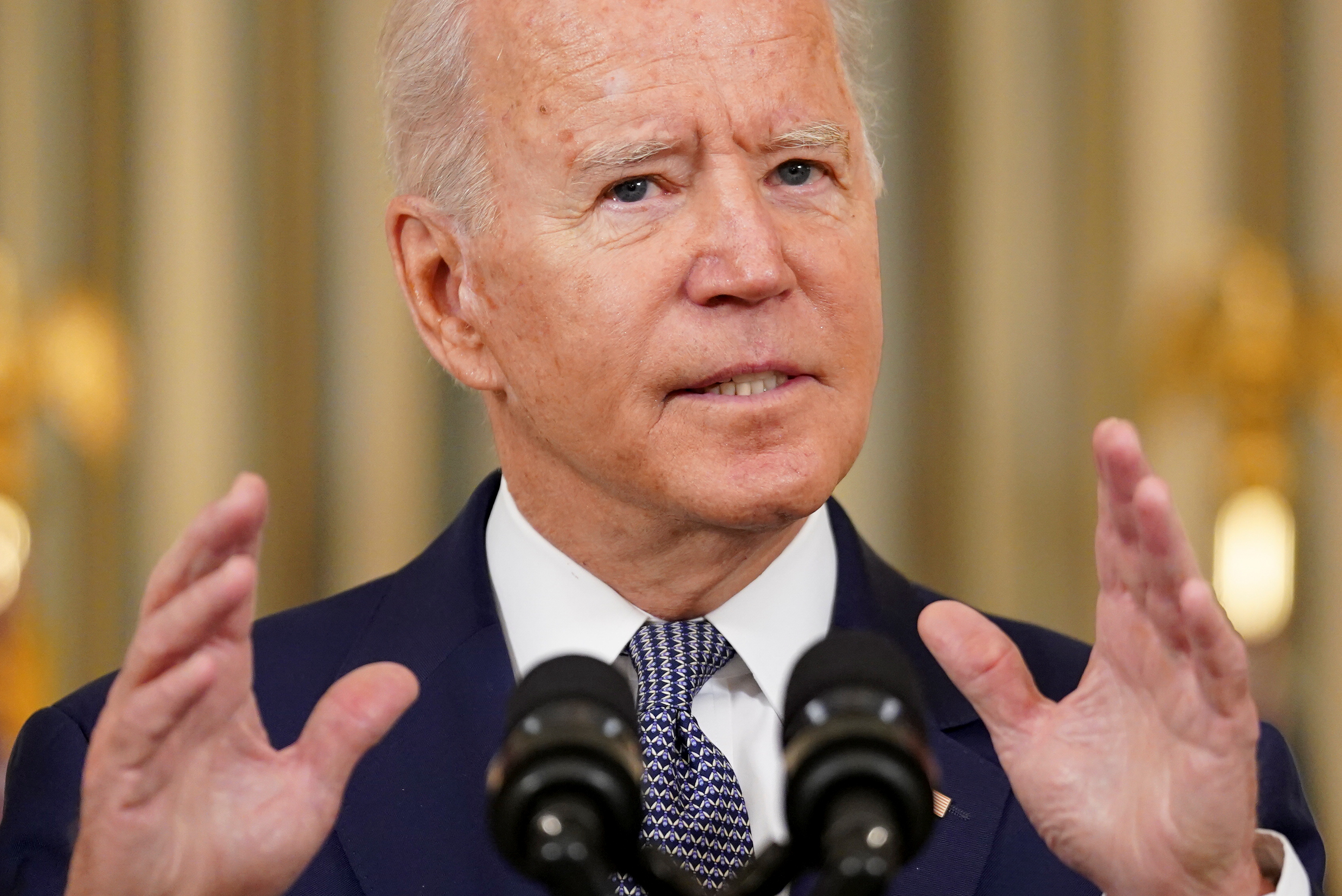 U.S. President Biden delivers remarks on August Jobs Report in Washington