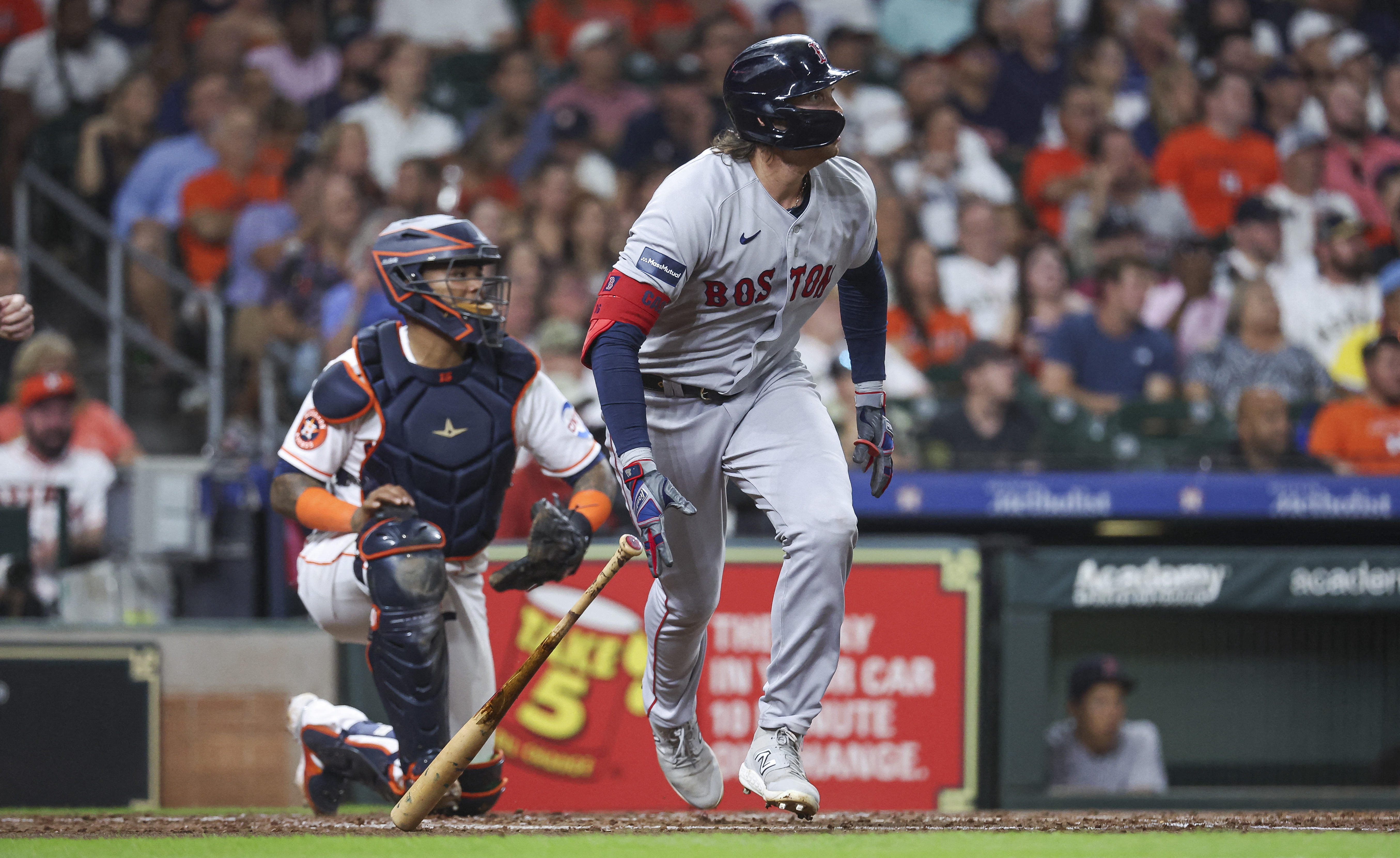 Adam Duvall hits 3-run homer in the 10th in the Red Sox's 7-5 victory over  the Astros - Newsday