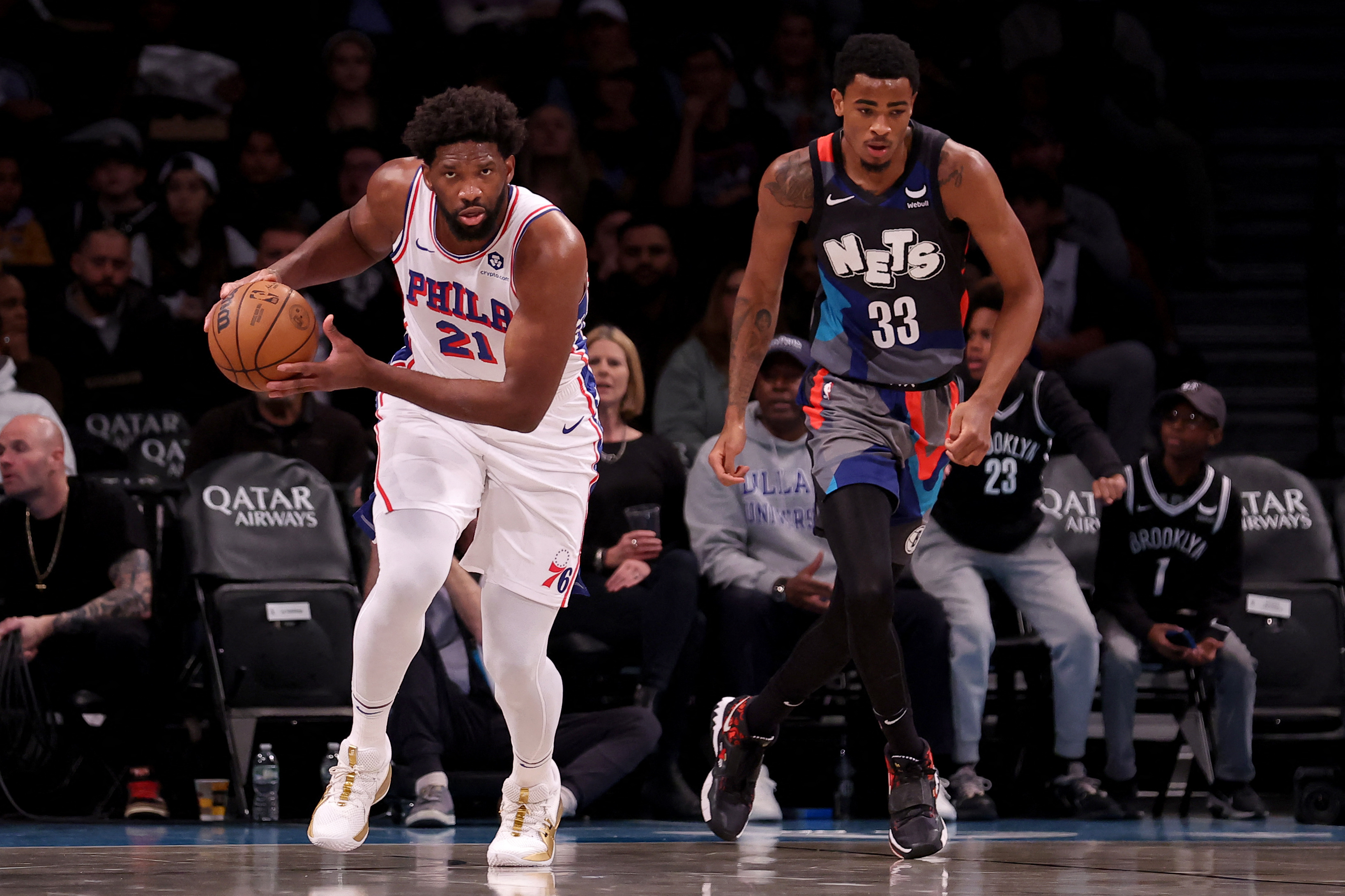 Joel Embiid's 32 points help Sixers destroy Nets