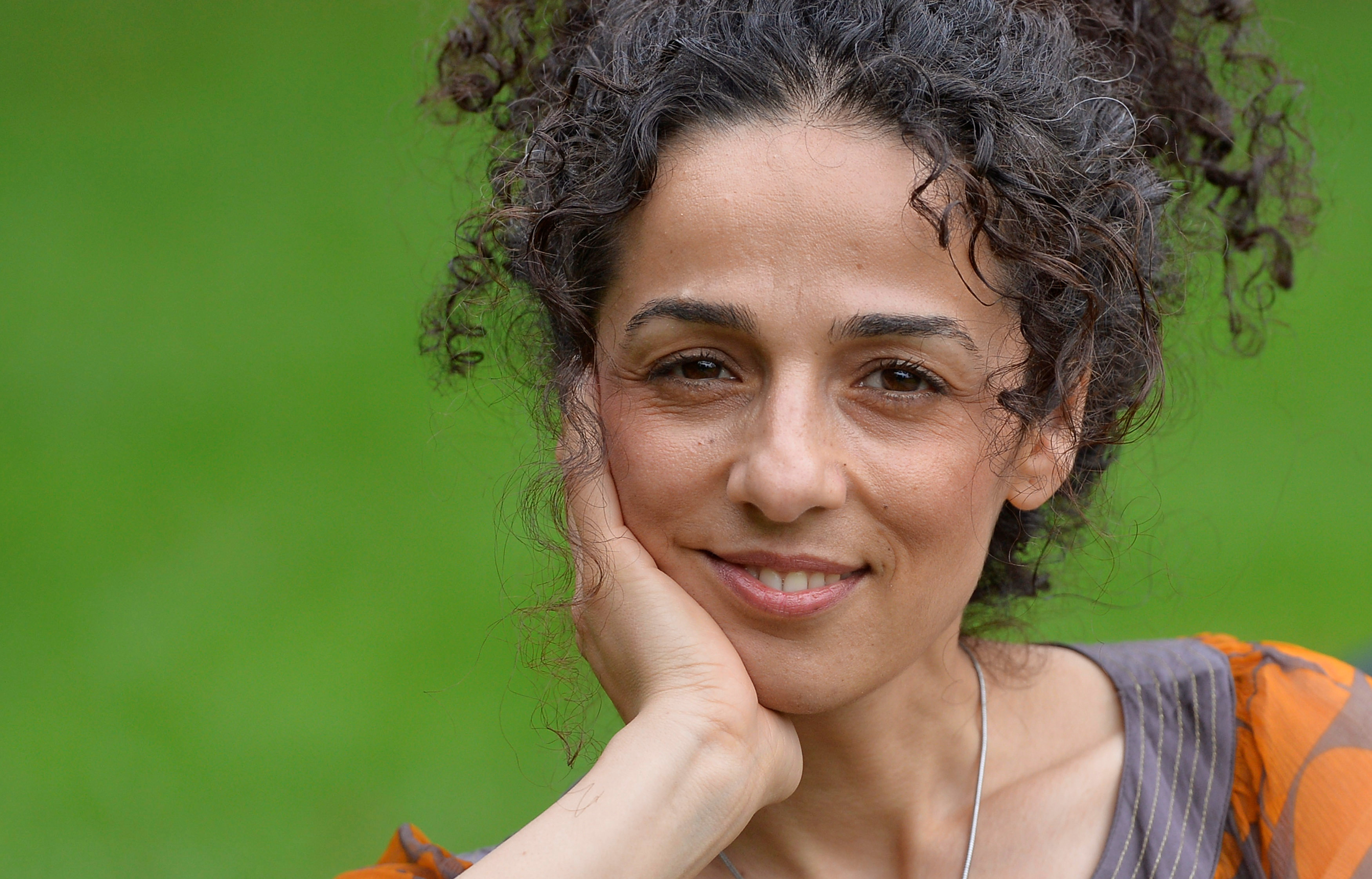 Britain-based Iranian journalist Alinejad poses for a portrait in London