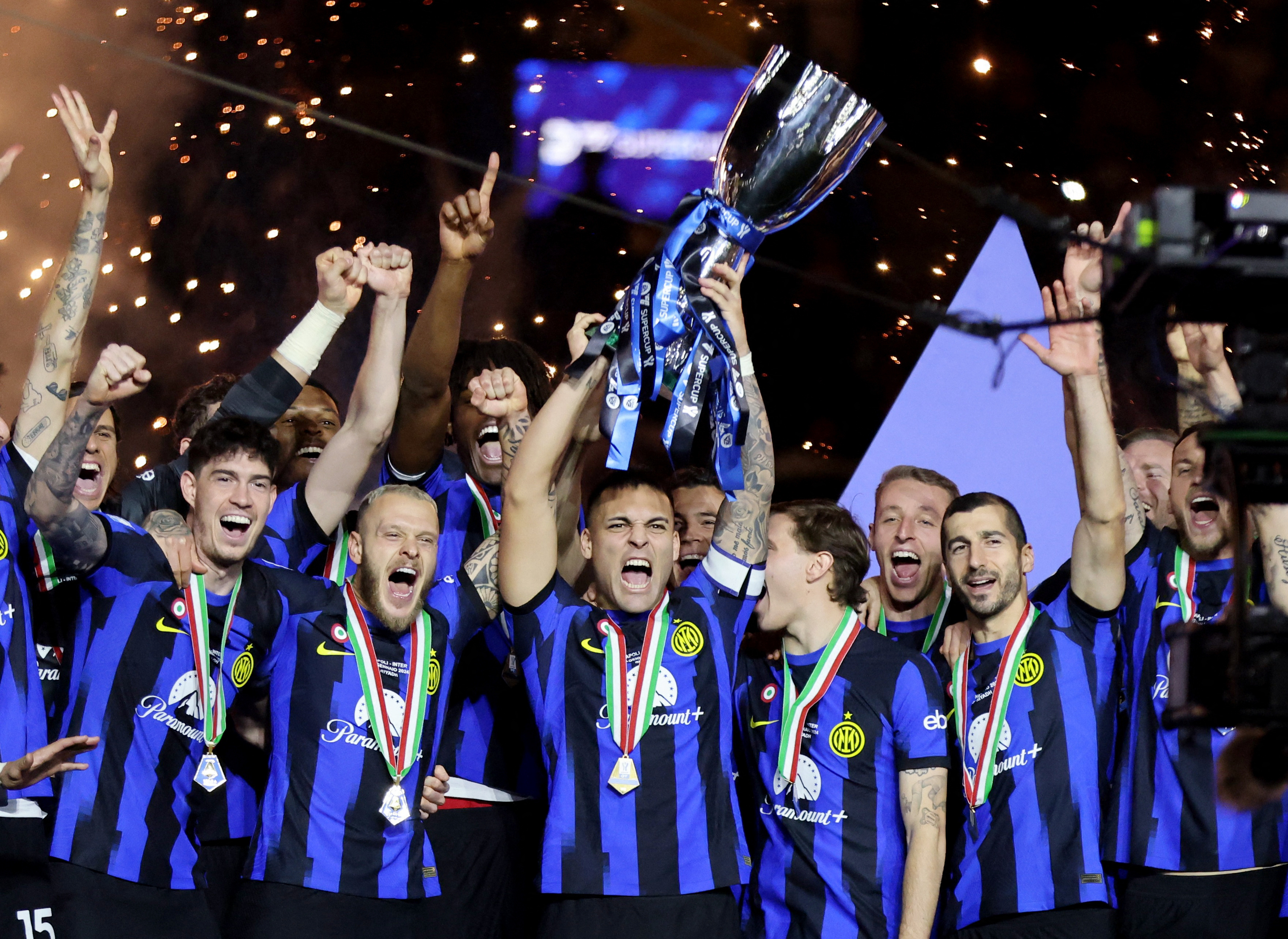 サッカー＝イタリア・スーパー杯、インテルが3連覇達成 | ロイター