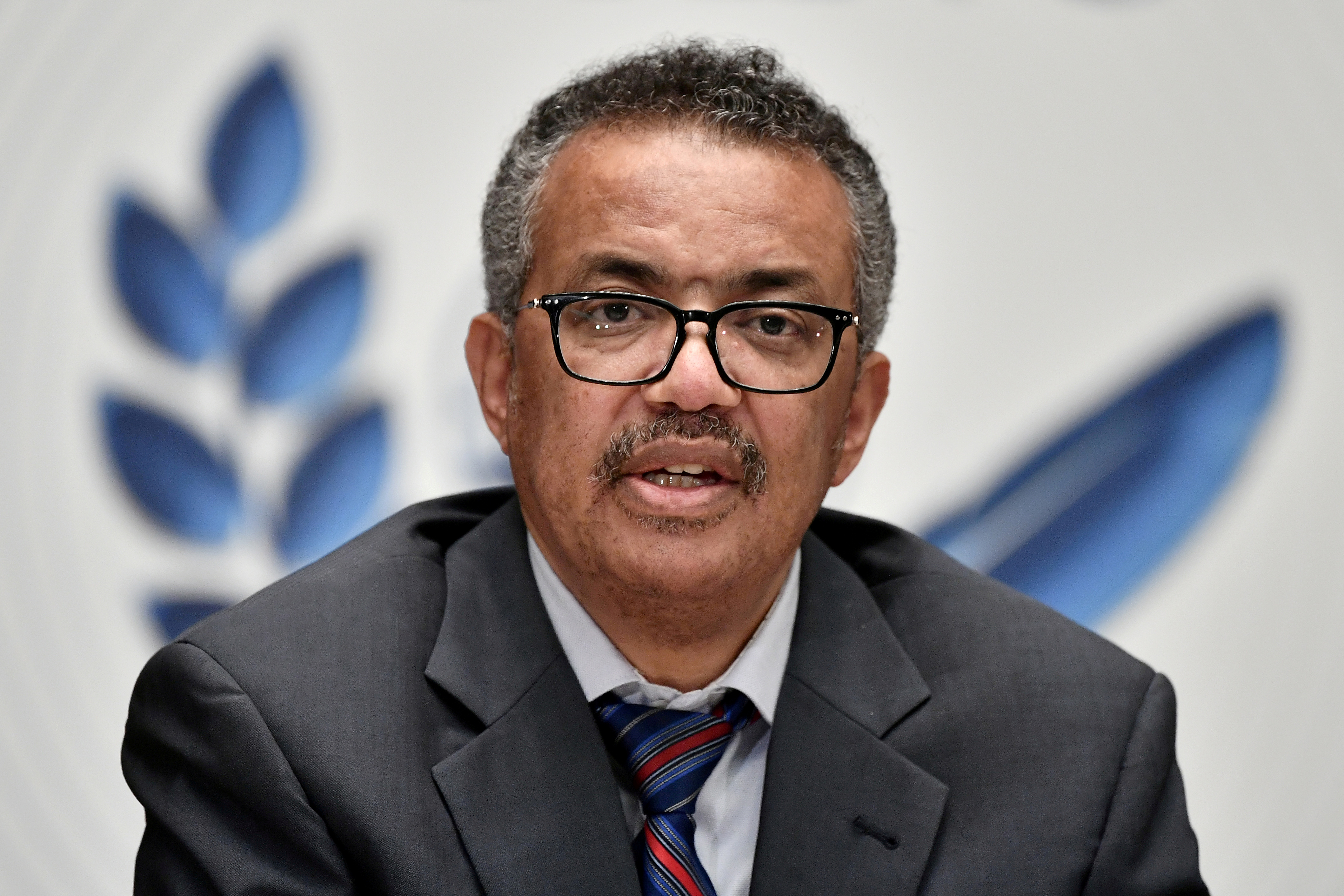 World Health Organization (WHO) Director-General Tedros Adhanom Ghebreyesus attends a news conference organized by Geneva Association of United Nations Correspondents (ACANU) amid the COVID-19 outbreak, caused by the novel coronavirus, at the WHO headquarters in Geneva Switzerland July 3, 2020. Fabrice Coffrini/Pool via REUTERS/File Photo