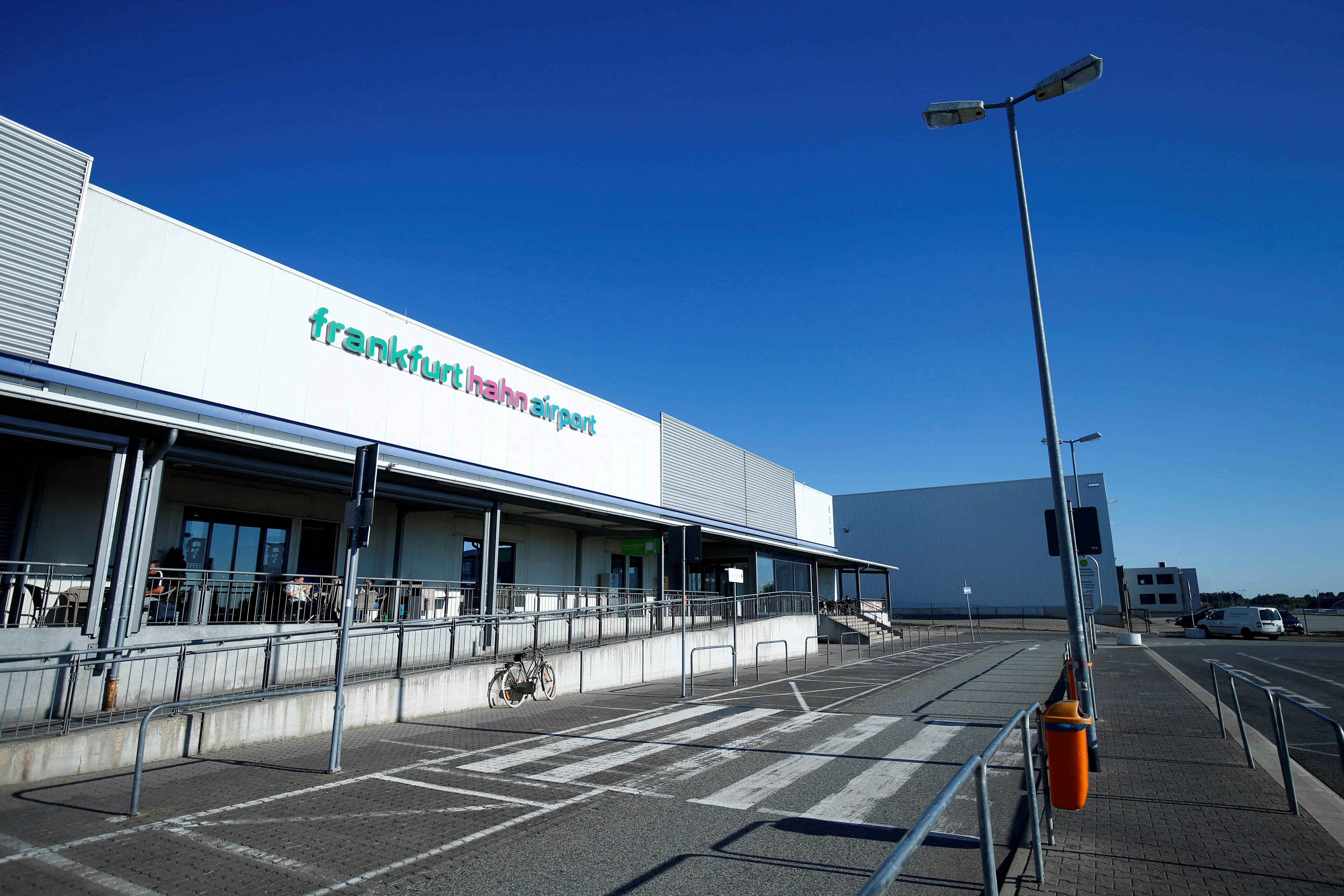 The terminal of Frankfurt-Hahn Airport is pictured in Hahn