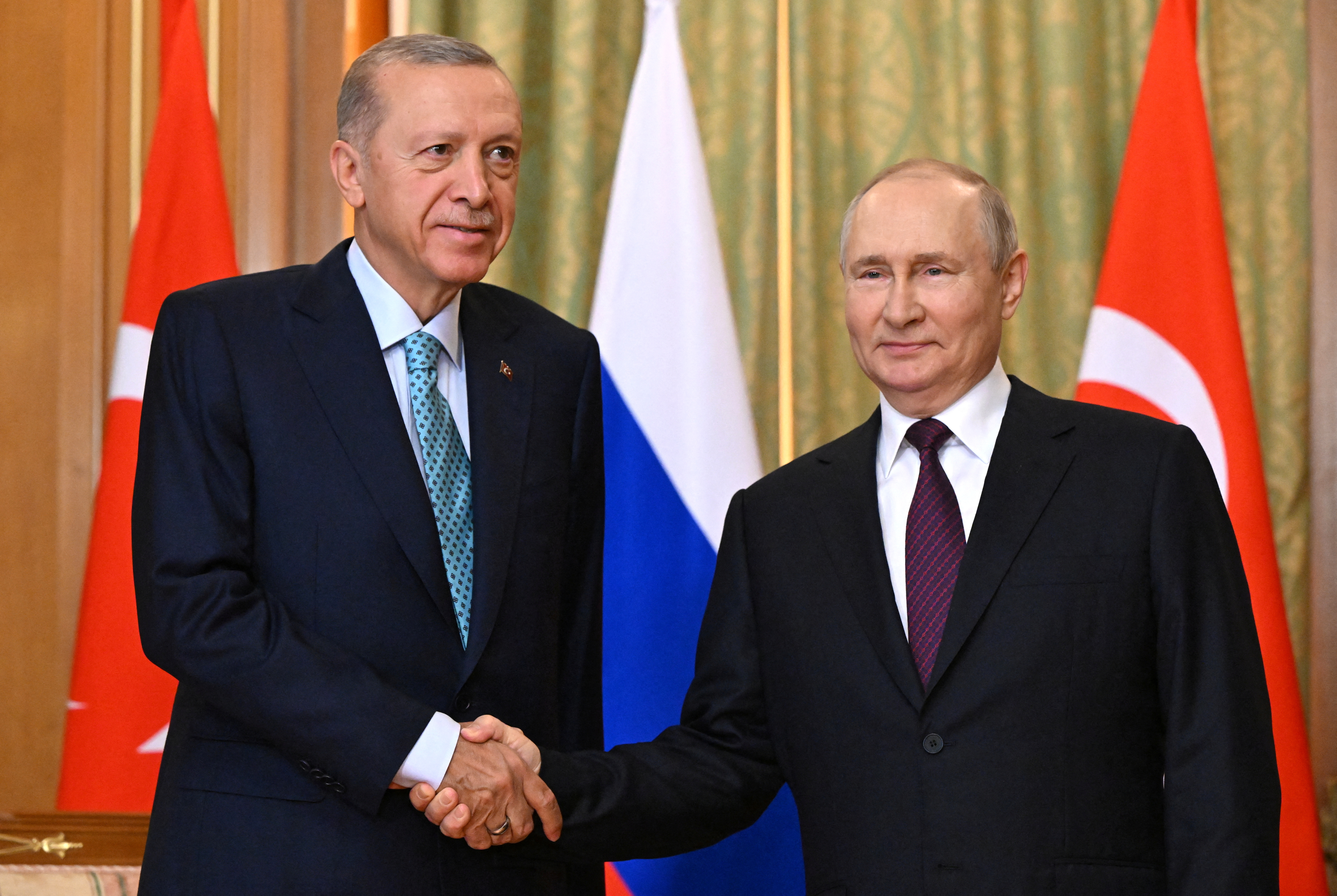 El presidente ruso Putin y el presidente turco Erdogan se reúnen en Sochi