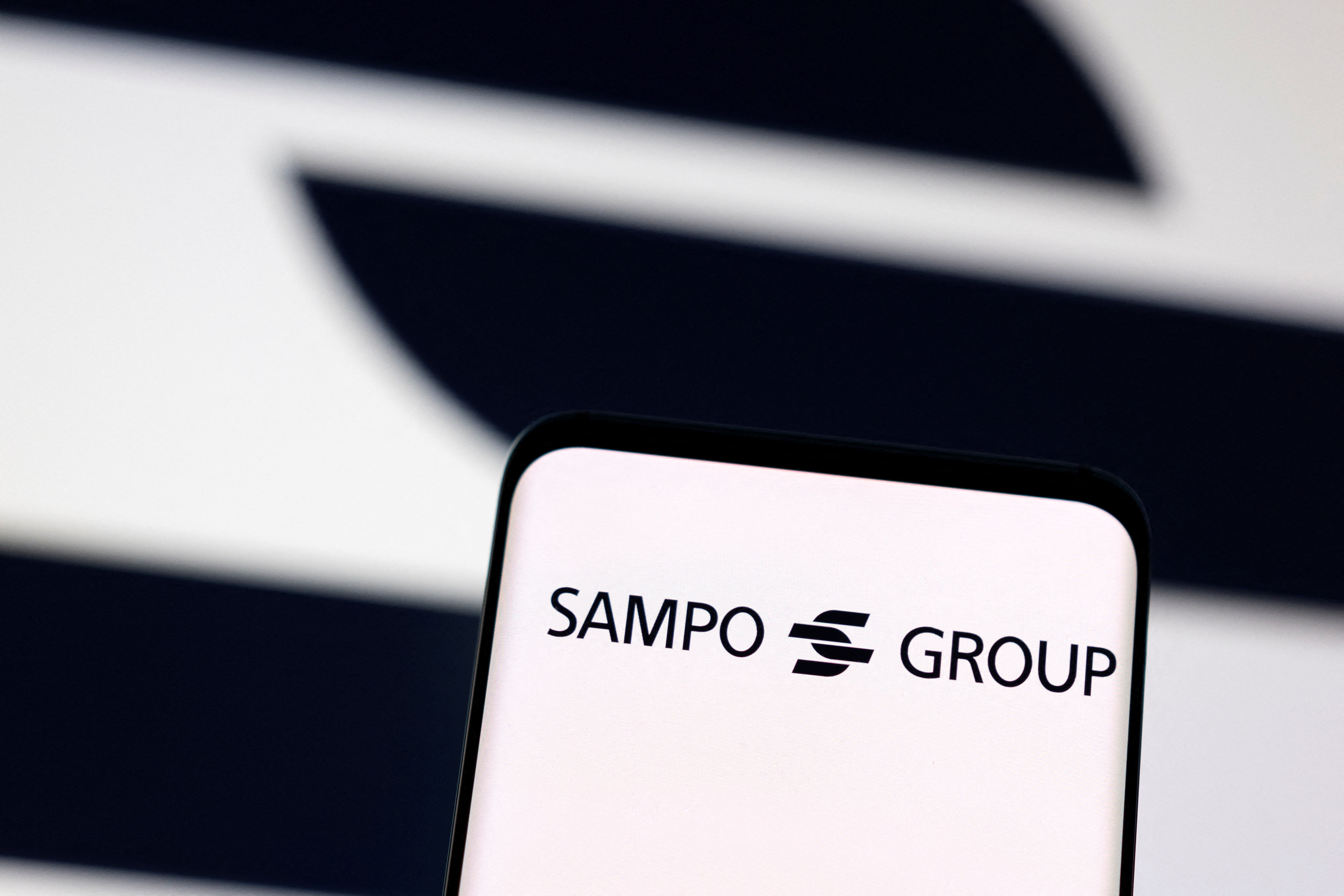 Illustration shows Sampo Group logo