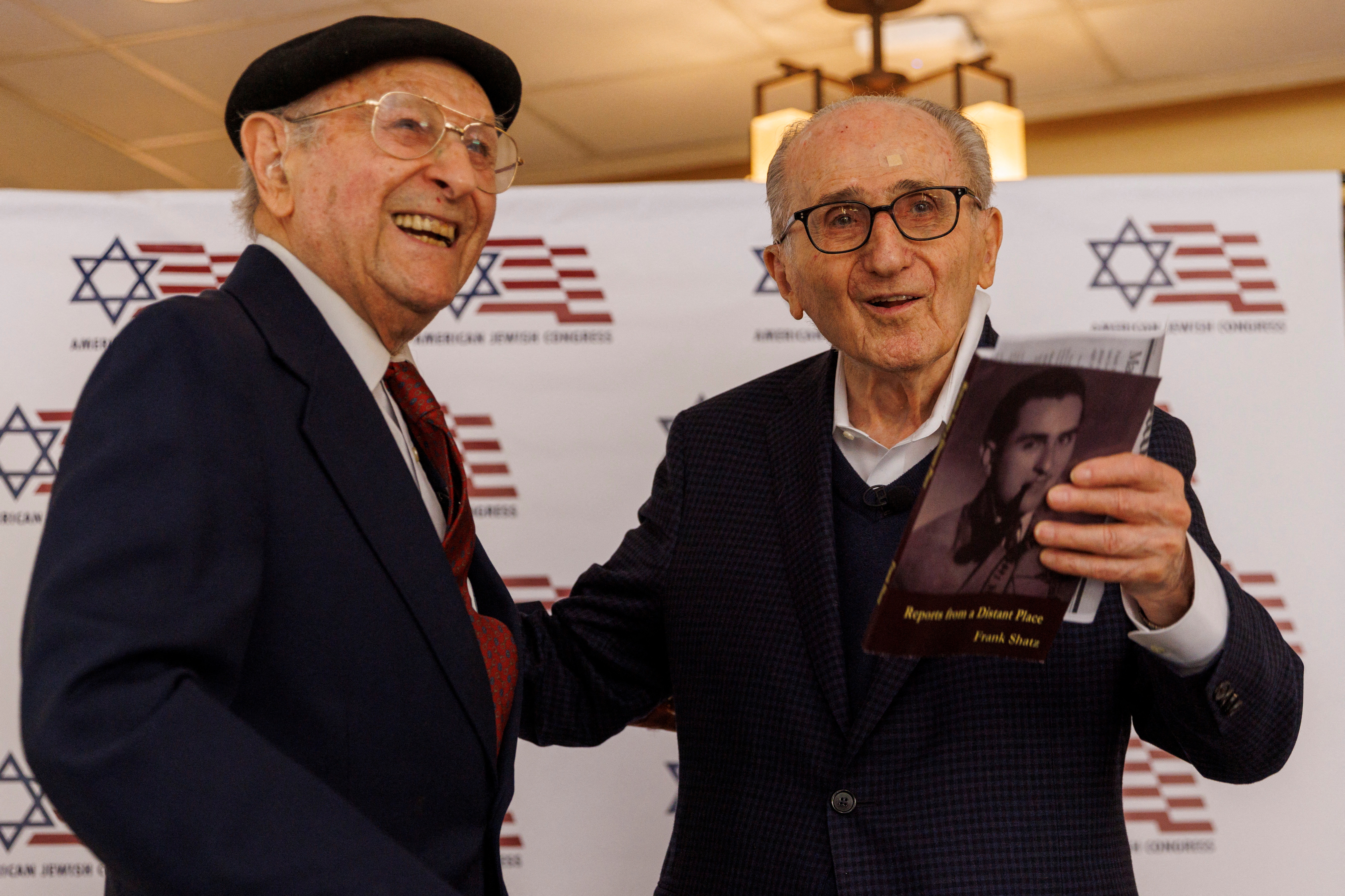 Two Holocaust survivors from the same Nazi labor camp reunite in California
