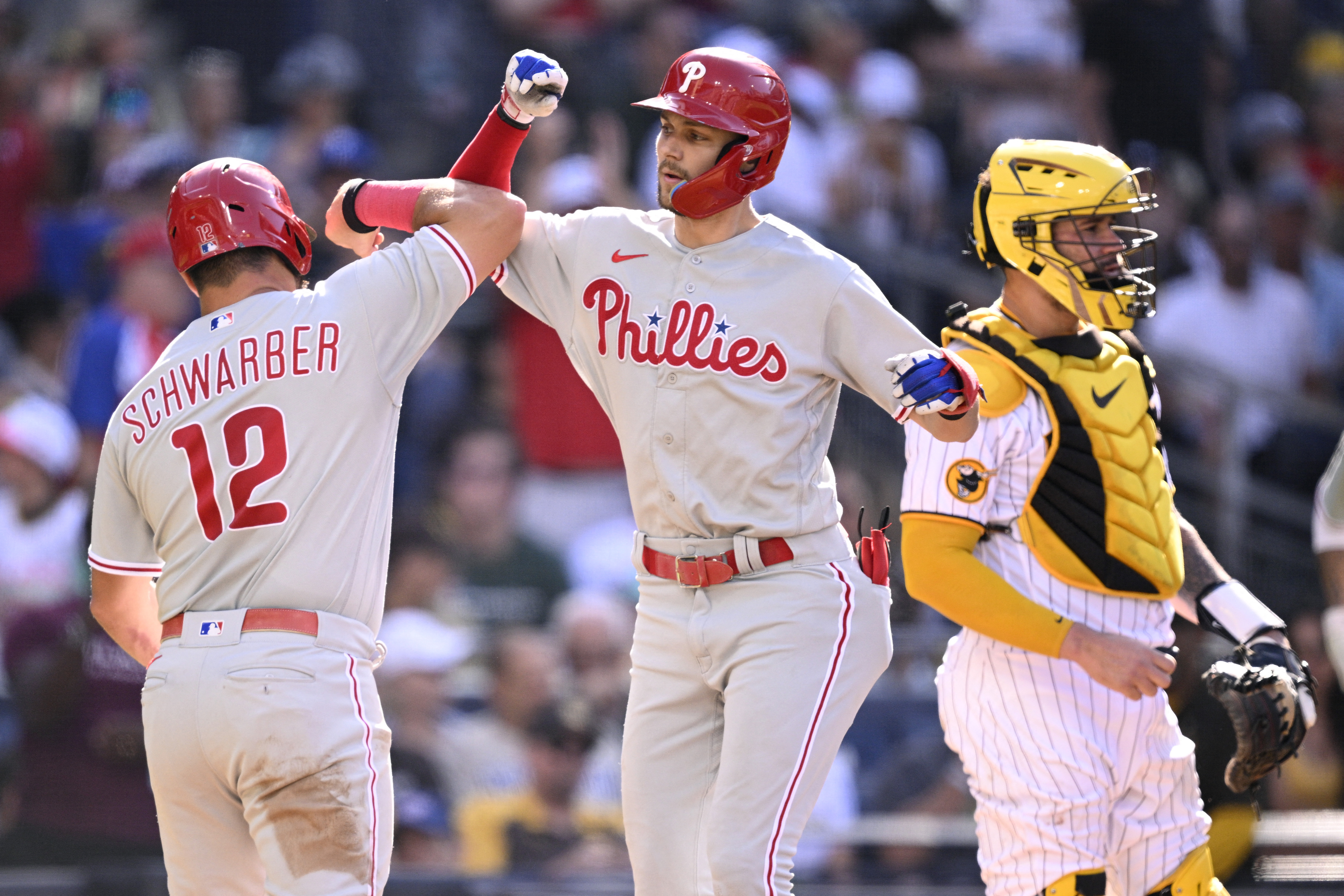 Kyle Schwarber swings for 40th home run as Craig Kimbrel helps Phillies  hold off Padres comeback in 9-7 win