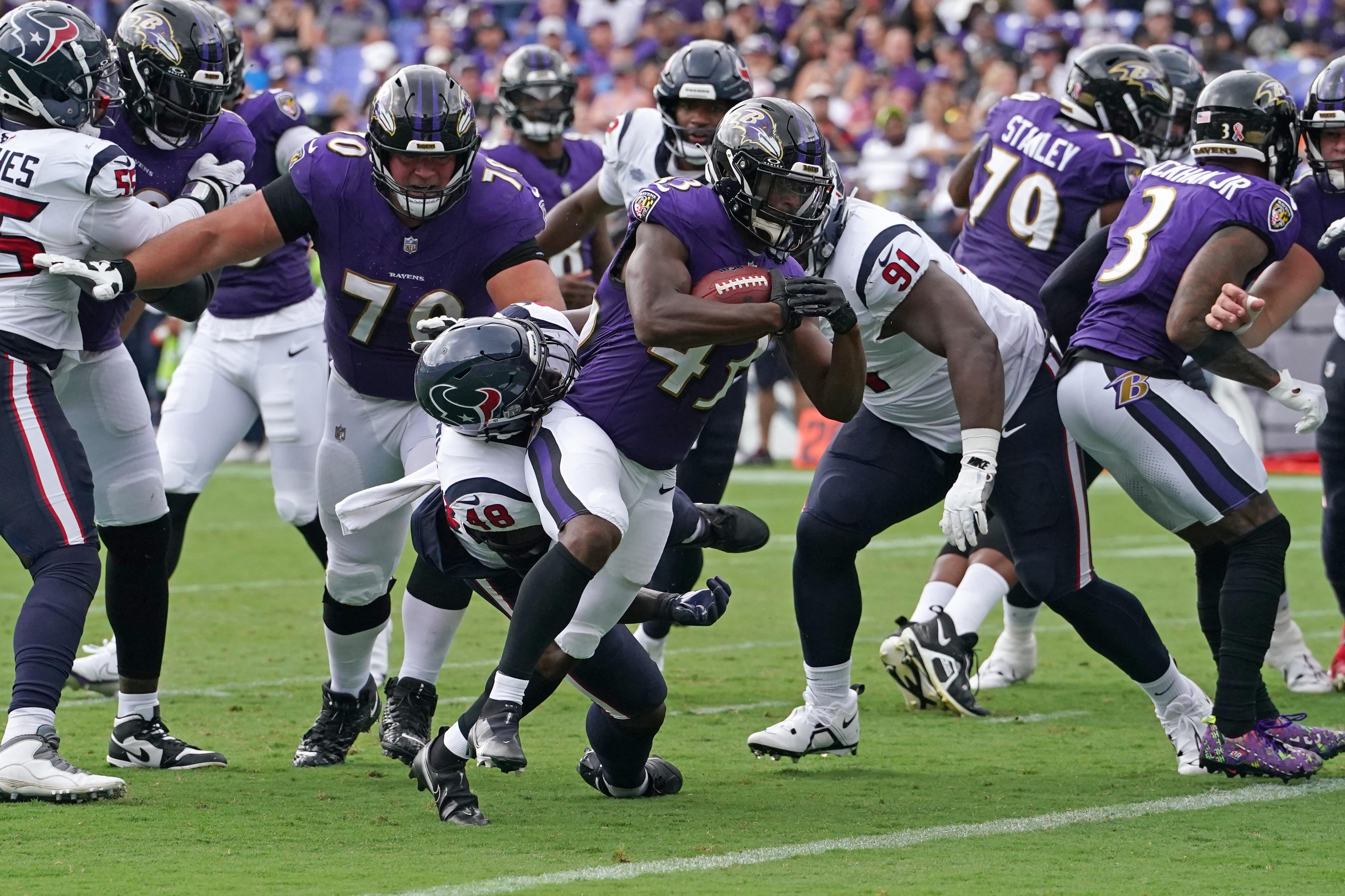 What time is the Baltimore Ravens vs. Houston Texans game tonight