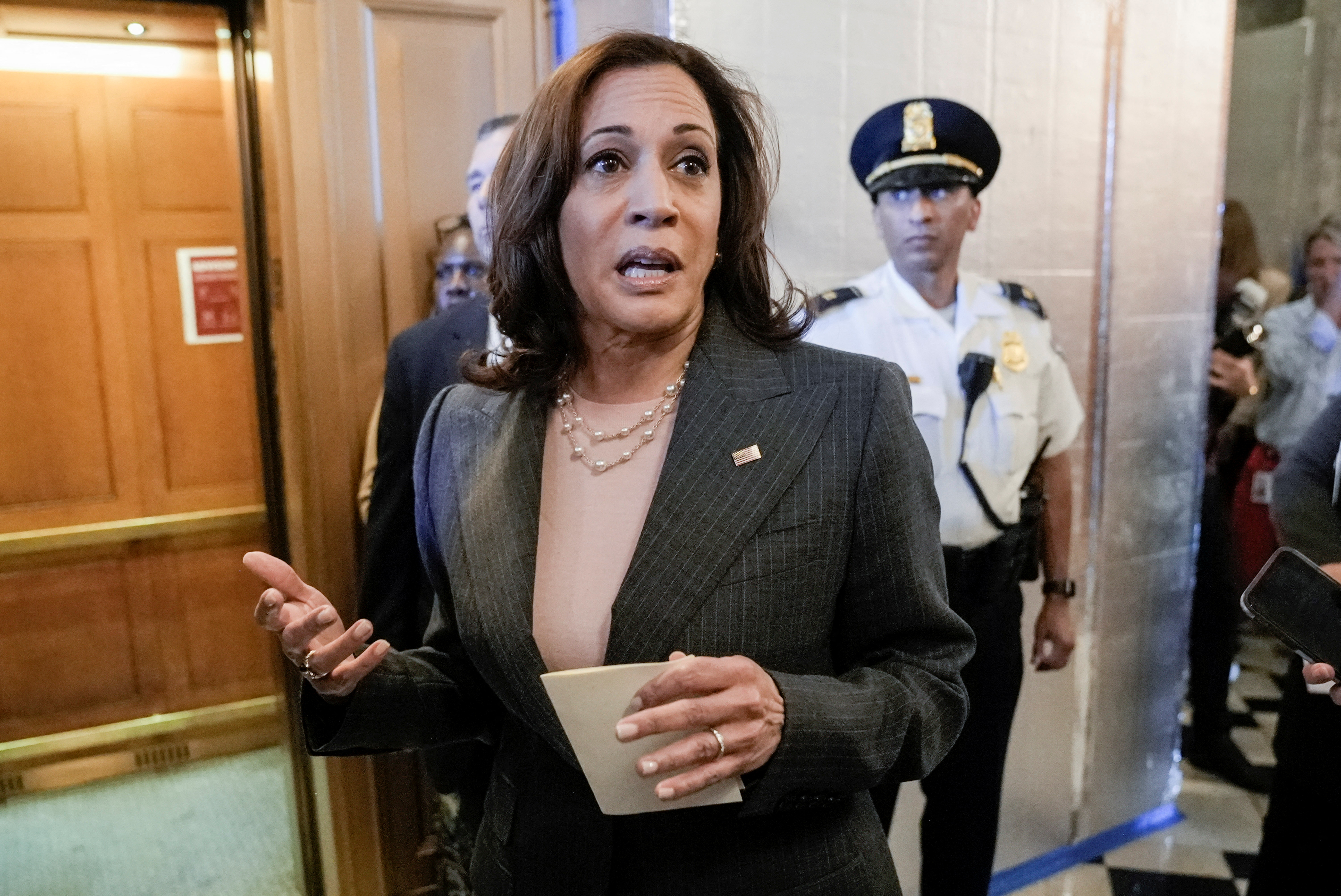 VP Kamala Harris embraces role as Senate tiebreaker