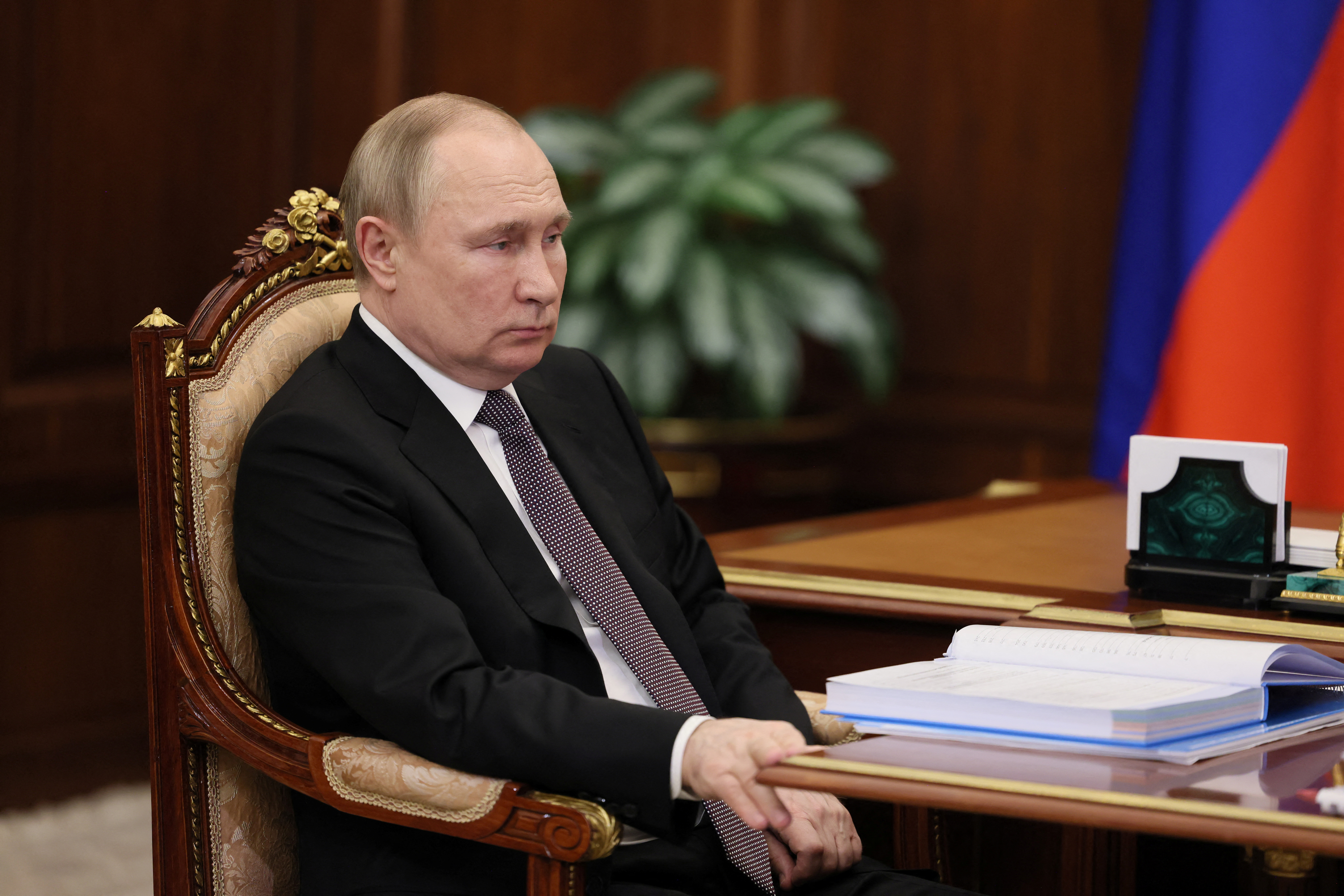 Russian President Vladimir Putin meets with Commissioner for Human Rights Tatyana Moskalkova in Moscow