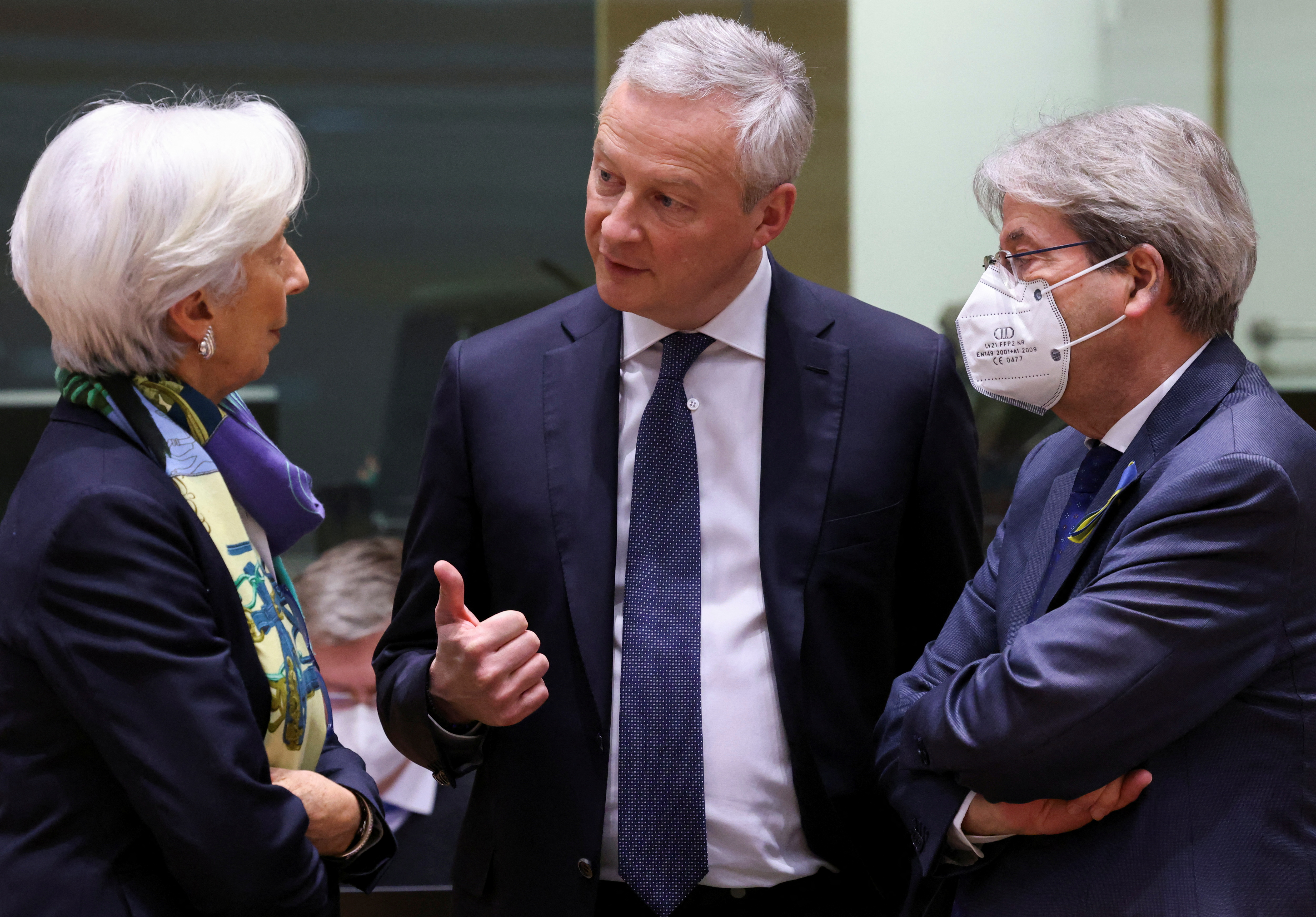 Eurozone finance ministers meeting in Brussels