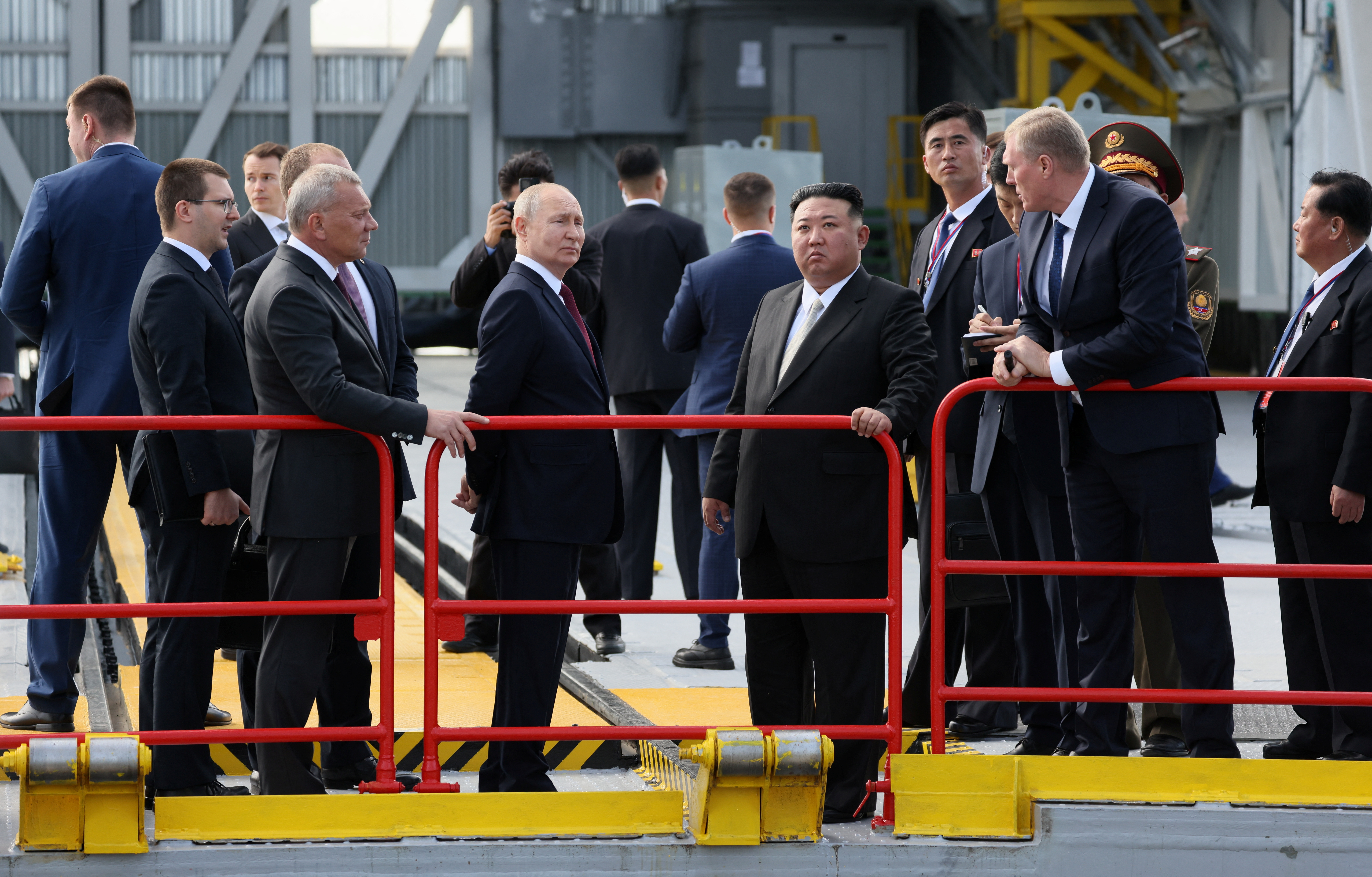 Russia's President Putin and North Korea's leader Kim meet in Amur region