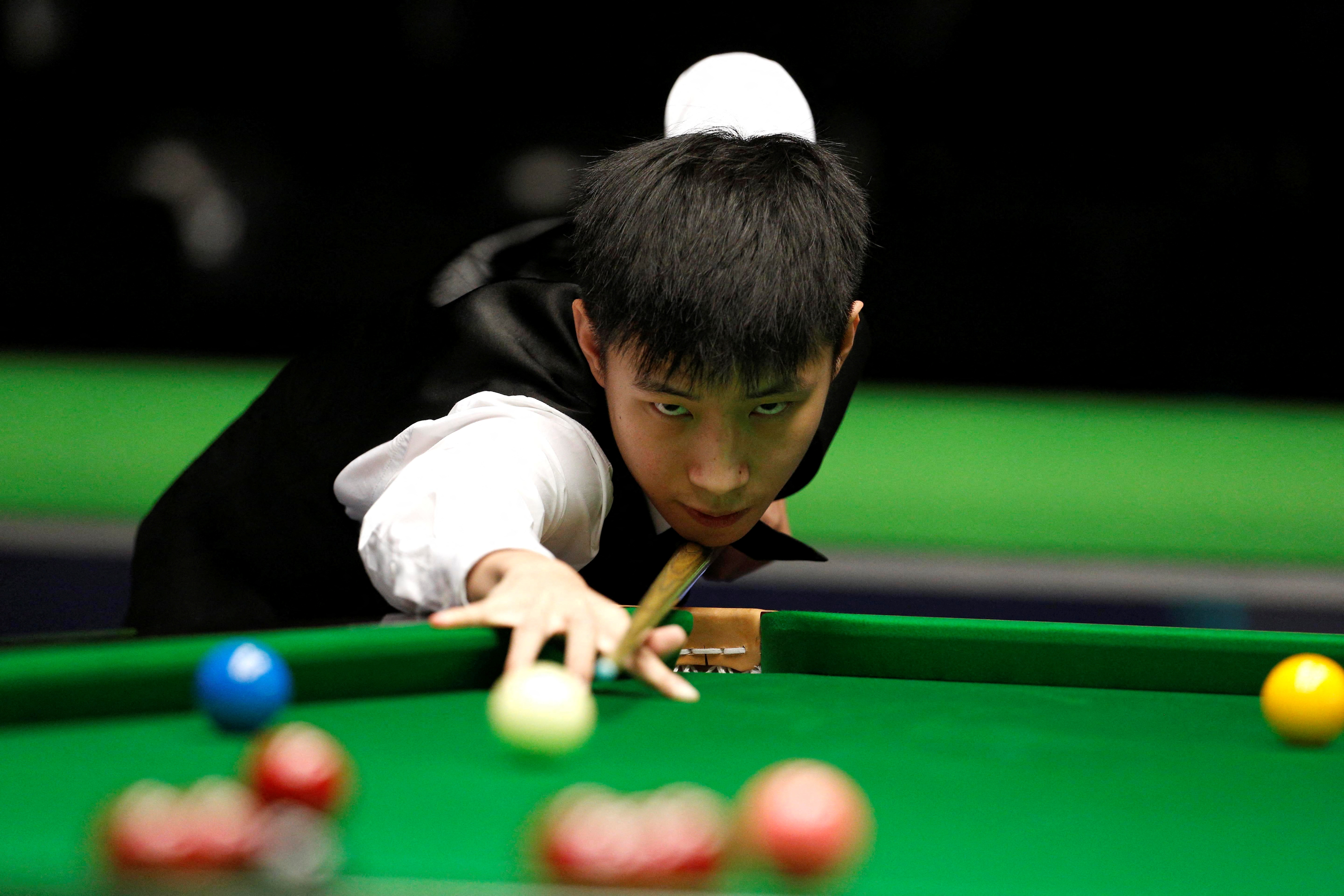 China's Zhao shines light on Swedish snooker with 147, Q Tour win
