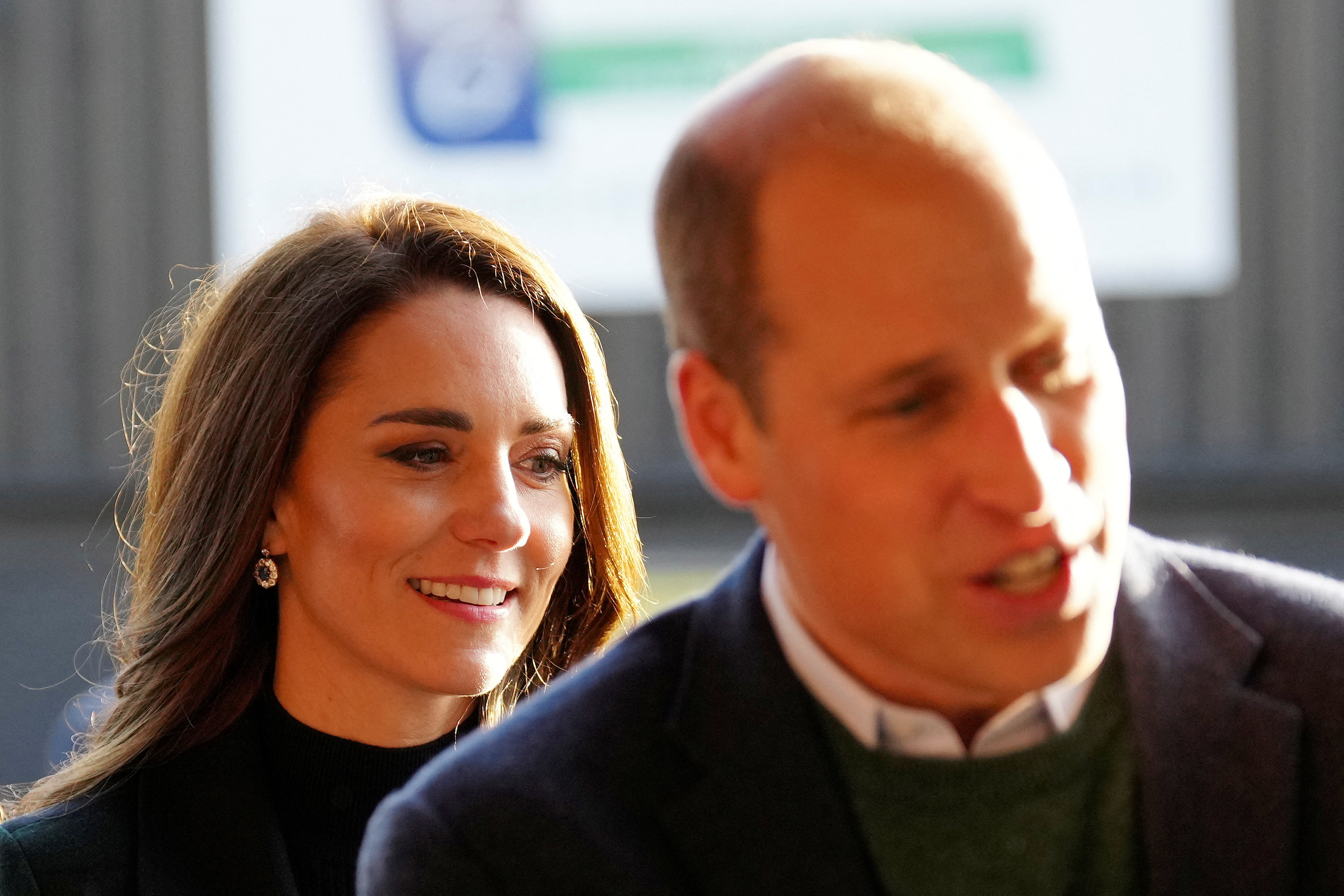 Britain's Prince William and Kate, Princess of Wales visit the Open Door Charity, in Birkenhead