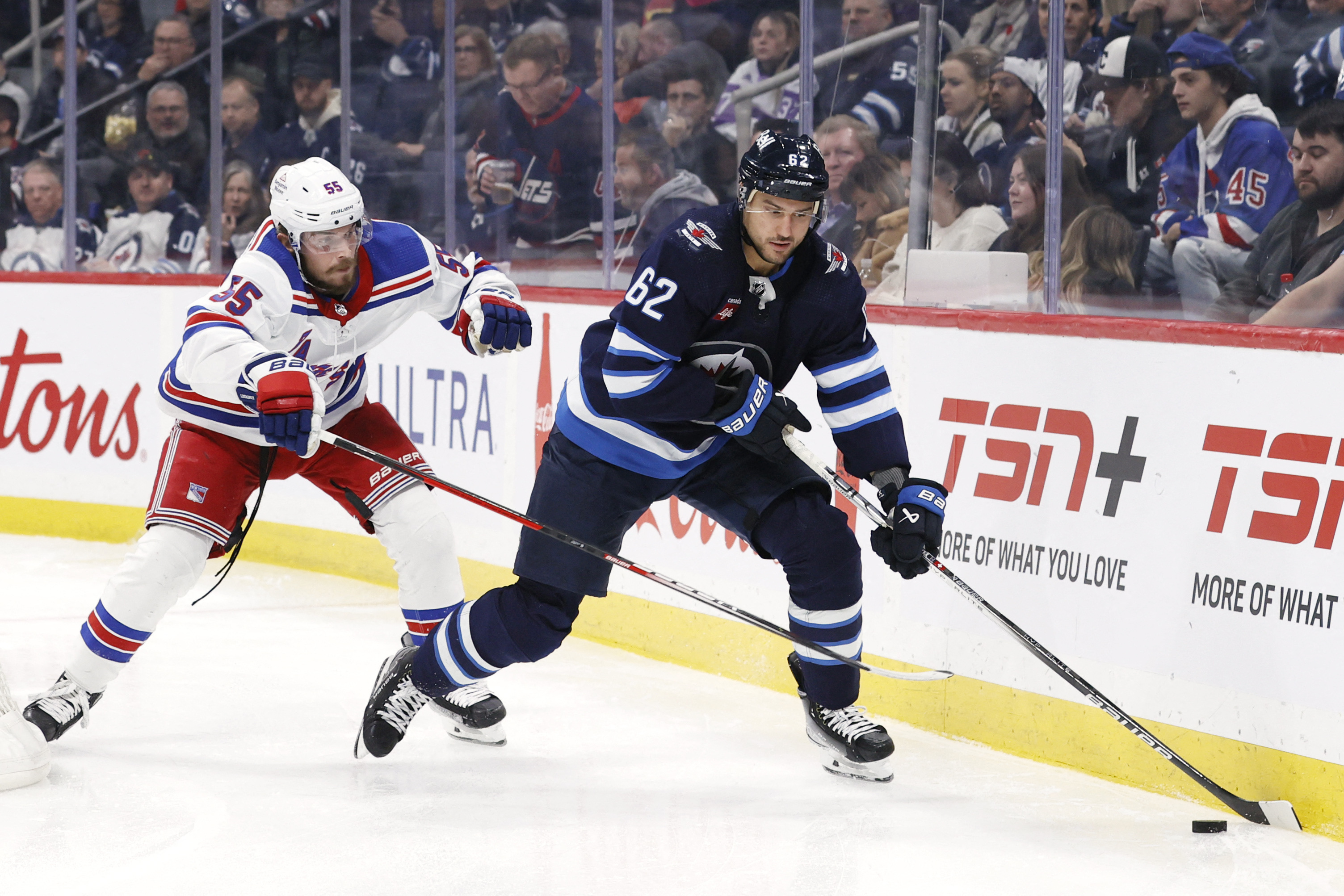 Rangers cap perfect road trip with OT victory vs. Jets Reuters