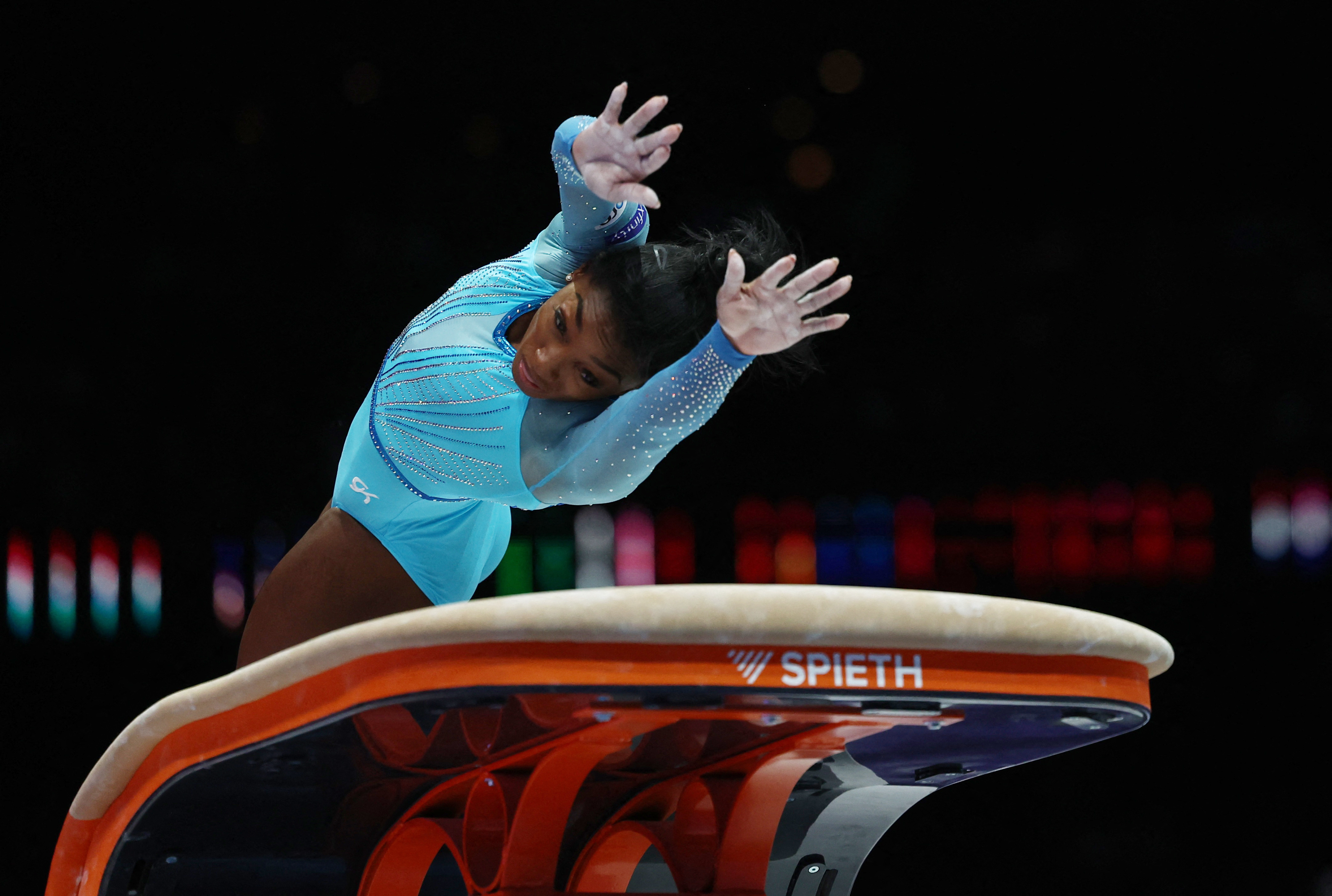 Mundial de Ginástica Artística 2023: Simone Biles executa Yurchenko Double  Pike