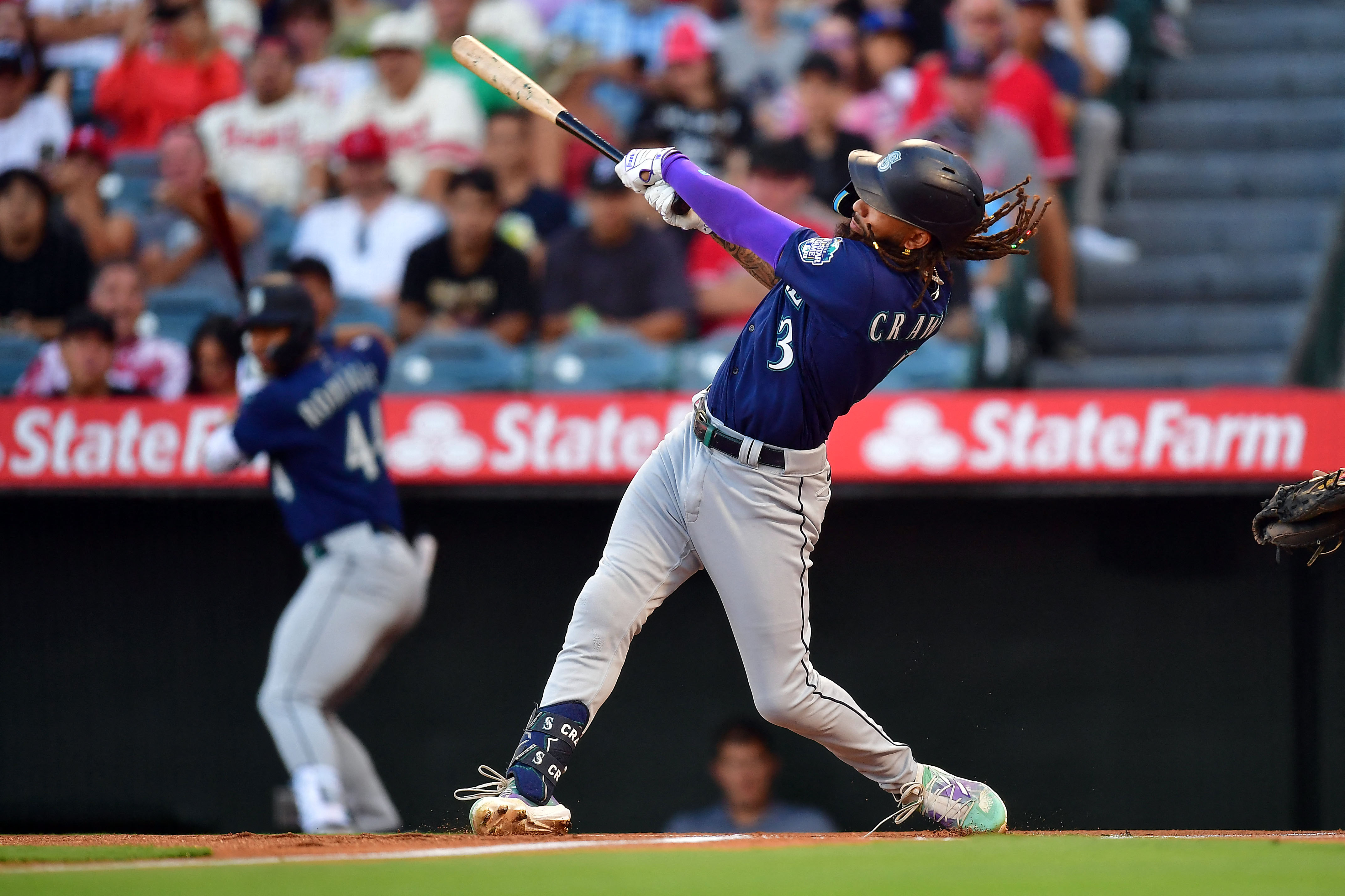 Marlowe's first career grand slam gets Mariners past Angels 5-3