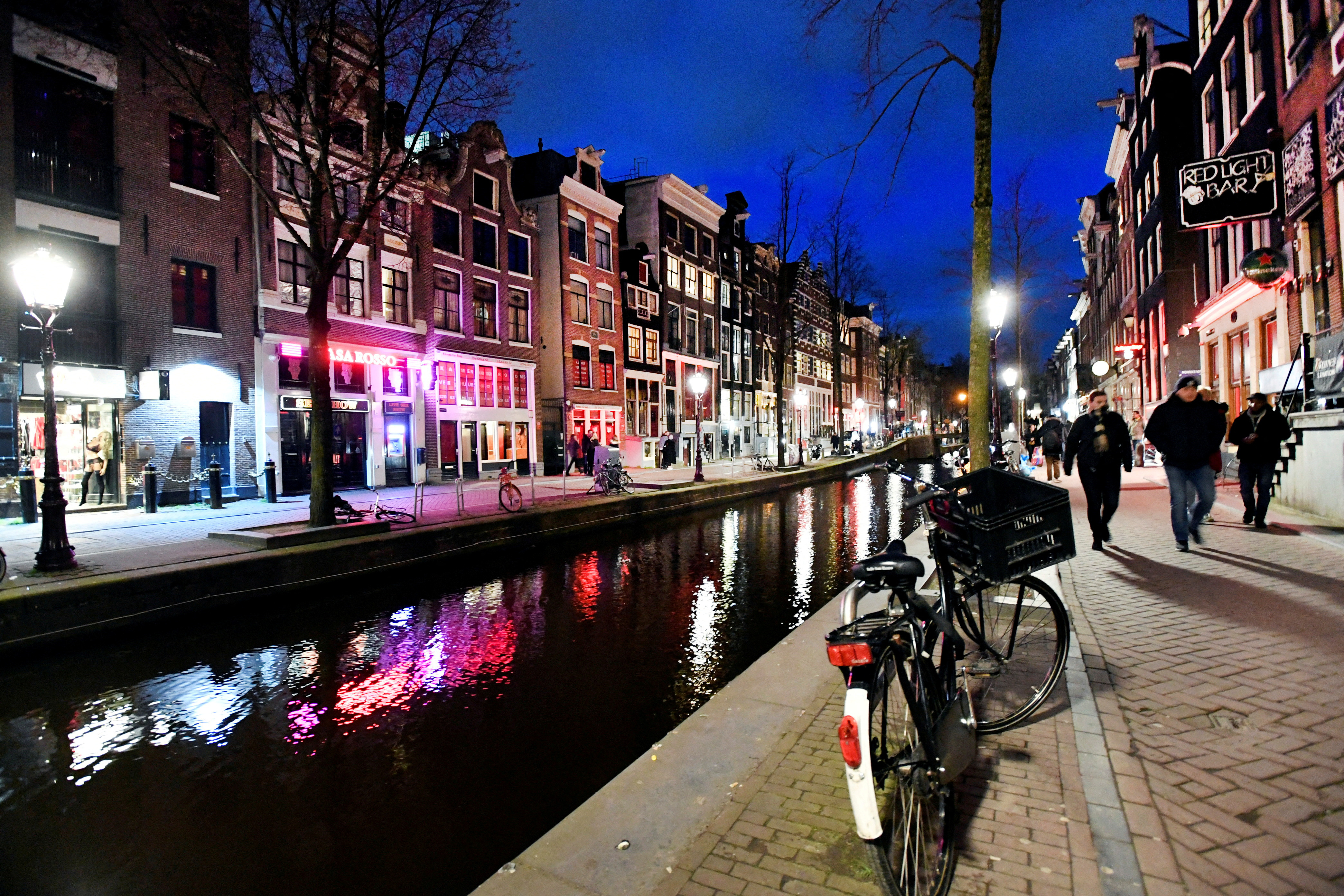Amsterdam to ban cannabis outdoors in red-light district Reuters photo