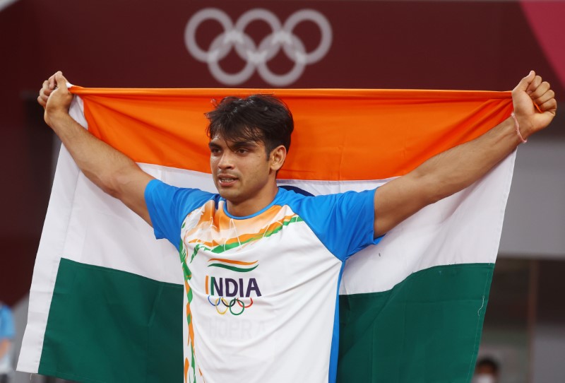 Athletics-India's Neeraj Chopra Wins Gold In Men's Javelin At The Tokyo ...