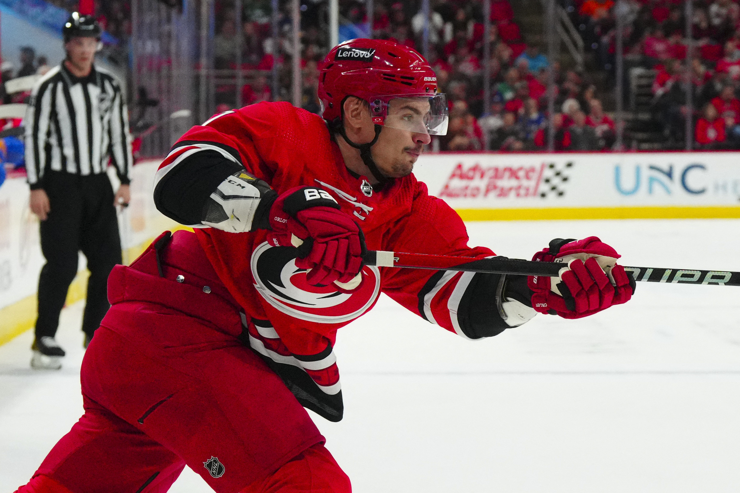 Necas scores in OT, Hurricanes top Sabres