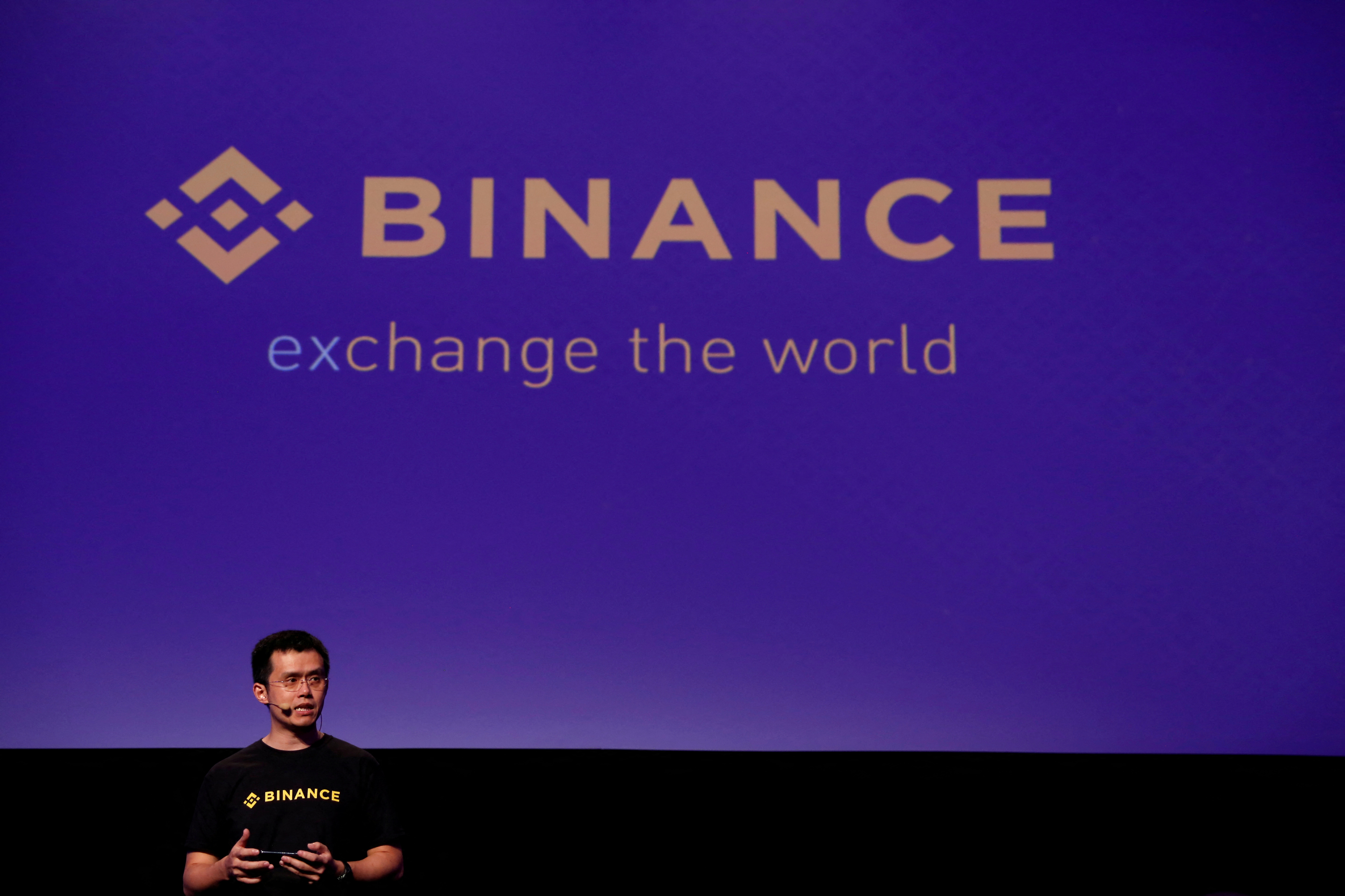 Changpeng Zhao, CEO of Binance, speaks at the Delta Summit, Malta's official Blockchain and Digital Innovation event promoting cryptocurrency, in St Julian's