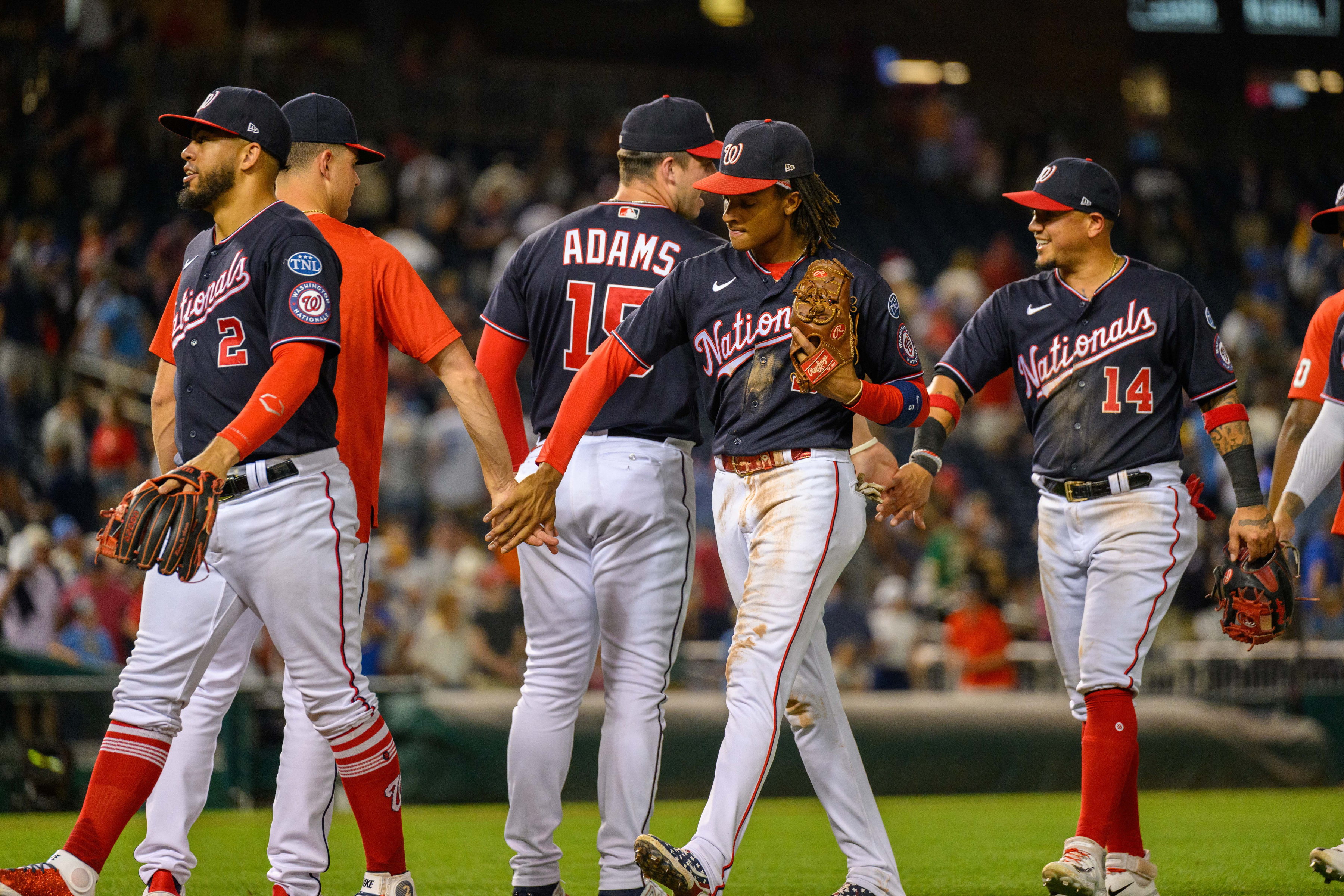 Nationals score three in 7th to top Brewers