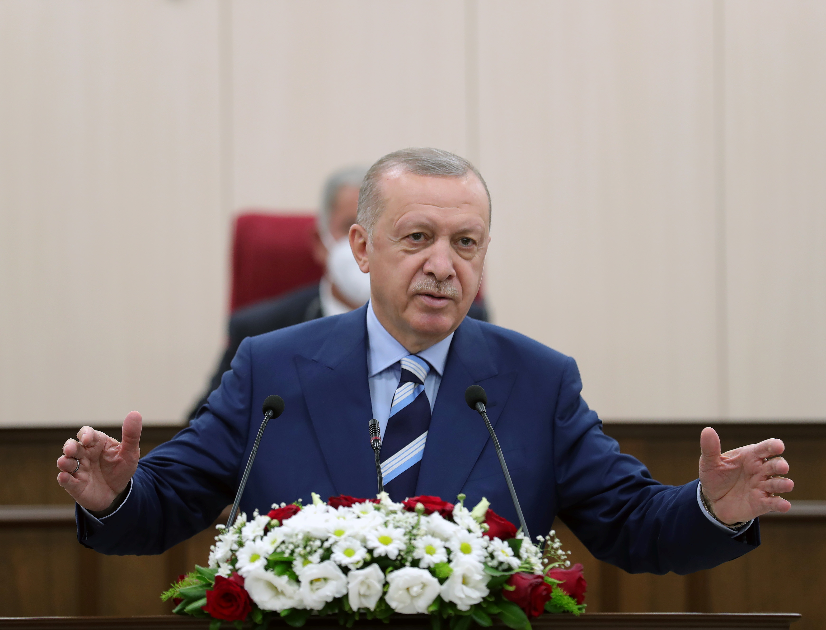 Turkish President Tayyip Erdogan visits Northern Cyprus
