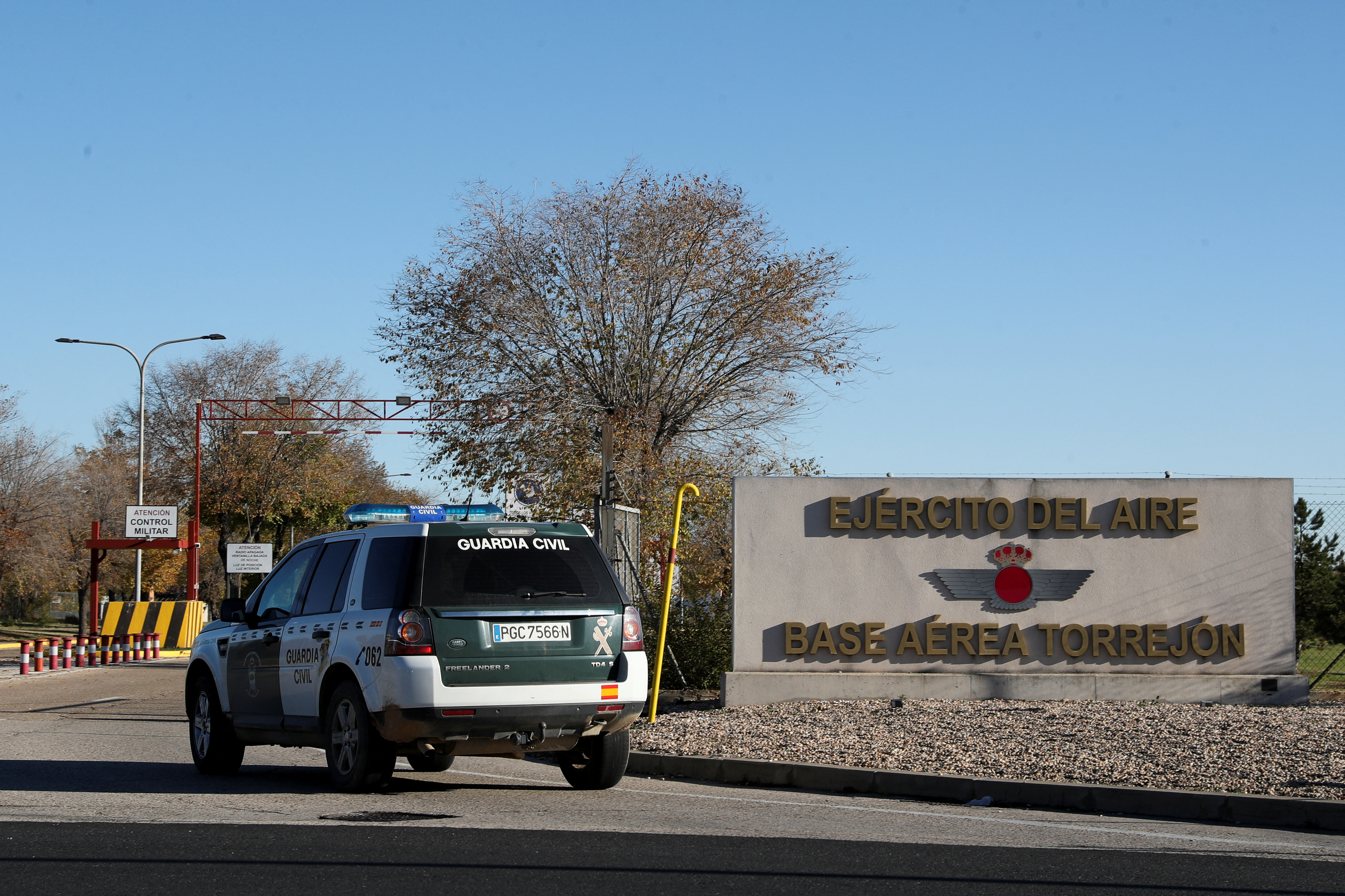 Suspected explosive devices hidden in envelopes mailed to Torrejon de Ardoz Air Base
