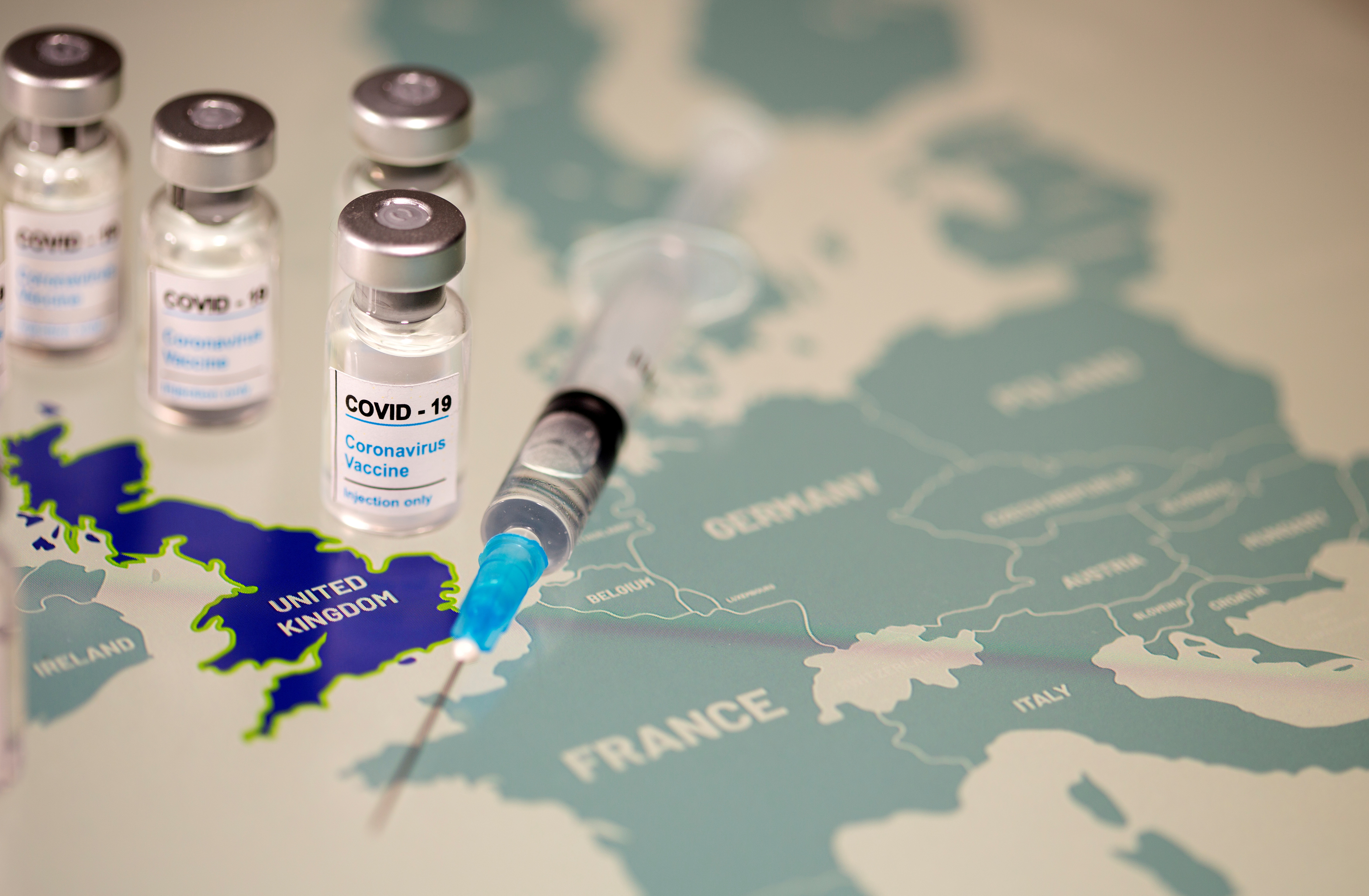 Европе вакцины. Вакцинирование.